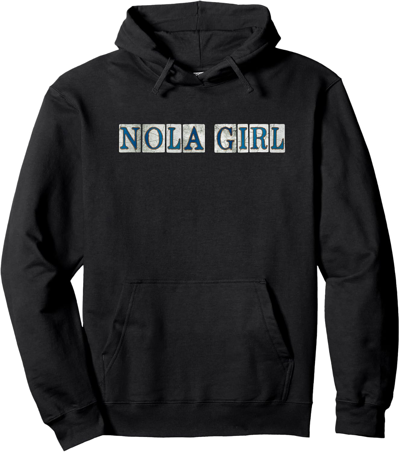 NOLA Girl Street Tile New Orleans Louisiana Hoodie - Hoodie | Black