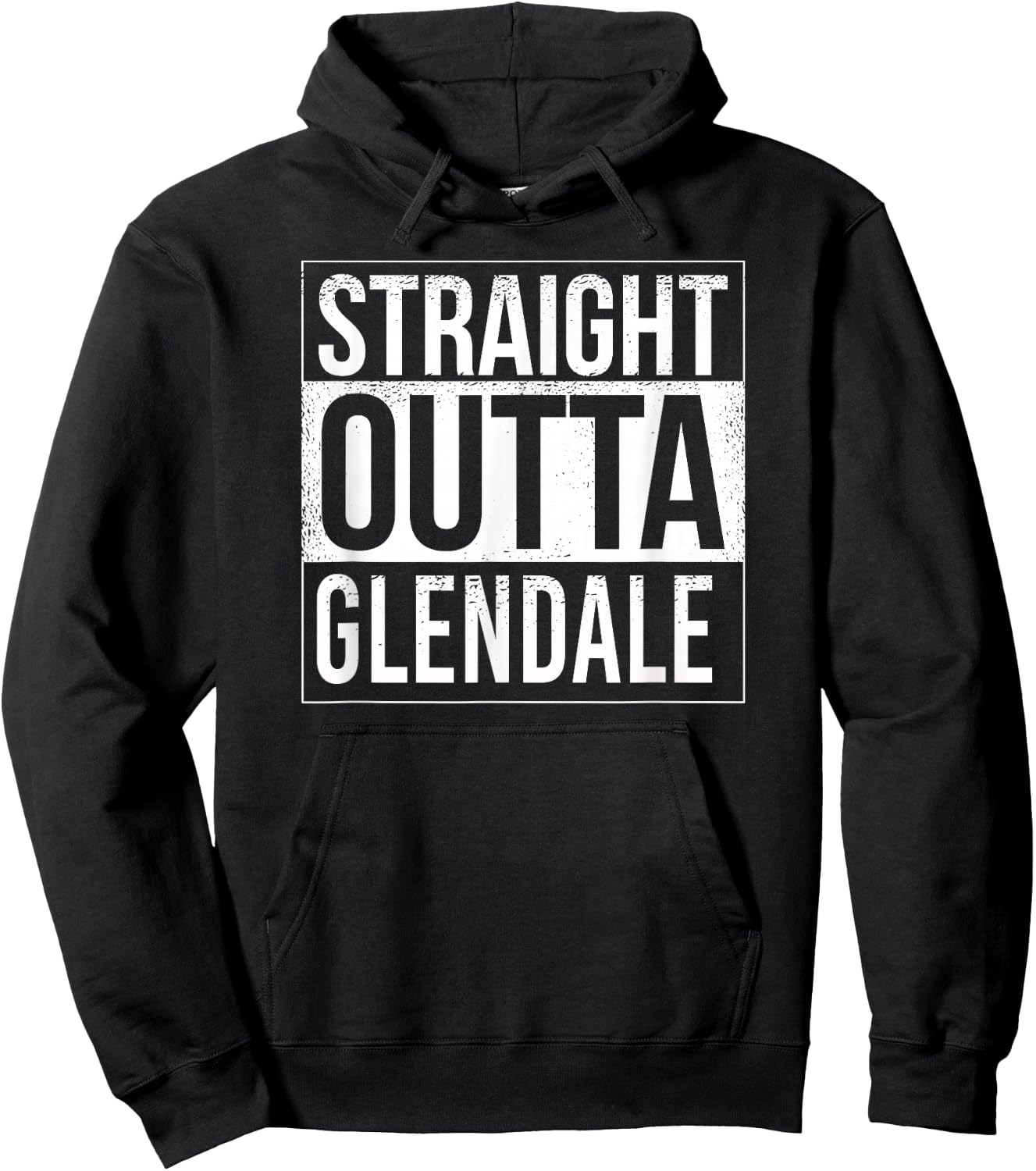 Straight outta Glendale - USA American Hometown City Hoodie - Hoodie | Black