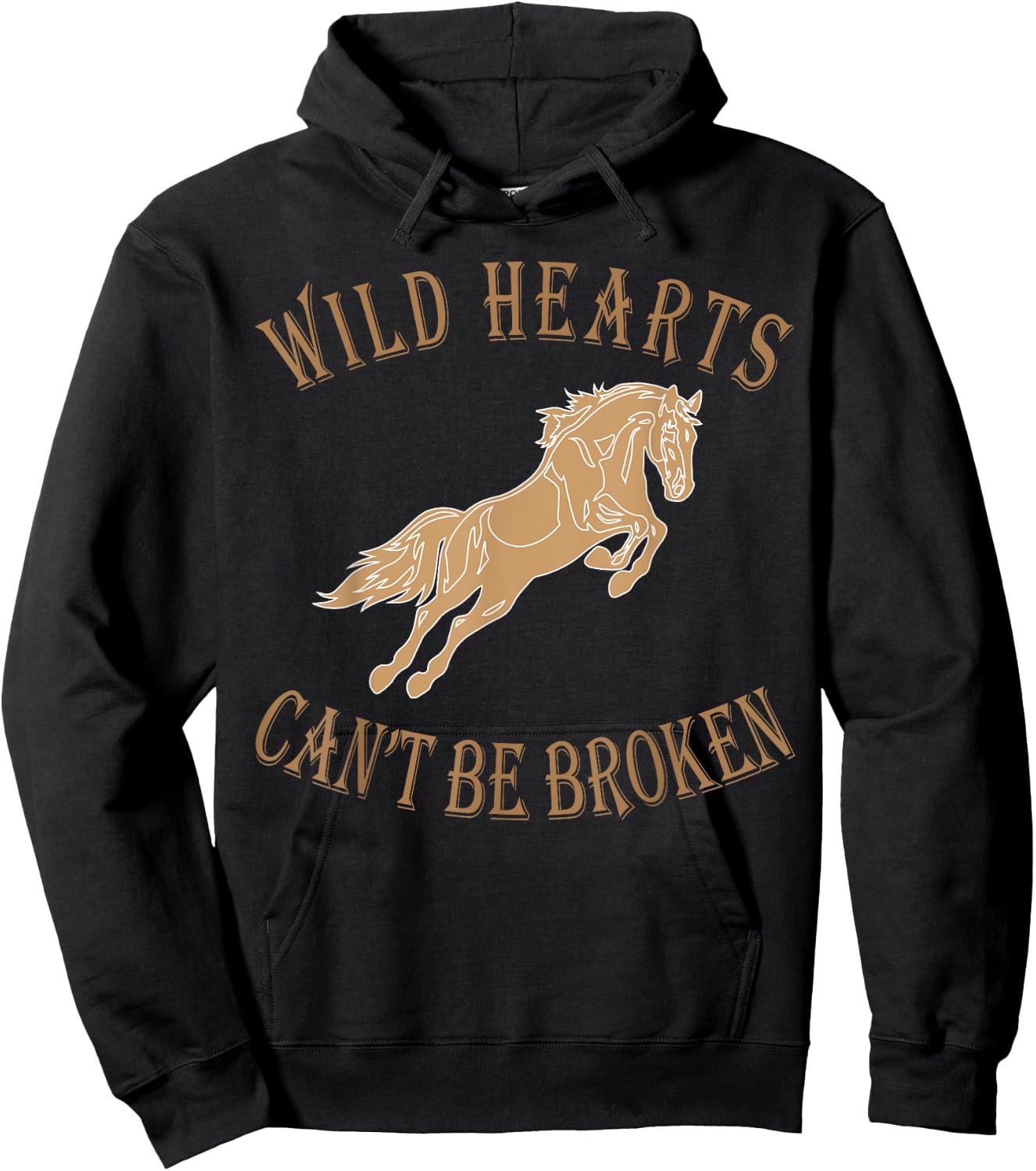 Wild Heart Can't Be Broken Funny T shirts Hoodie - Hoodie | Black