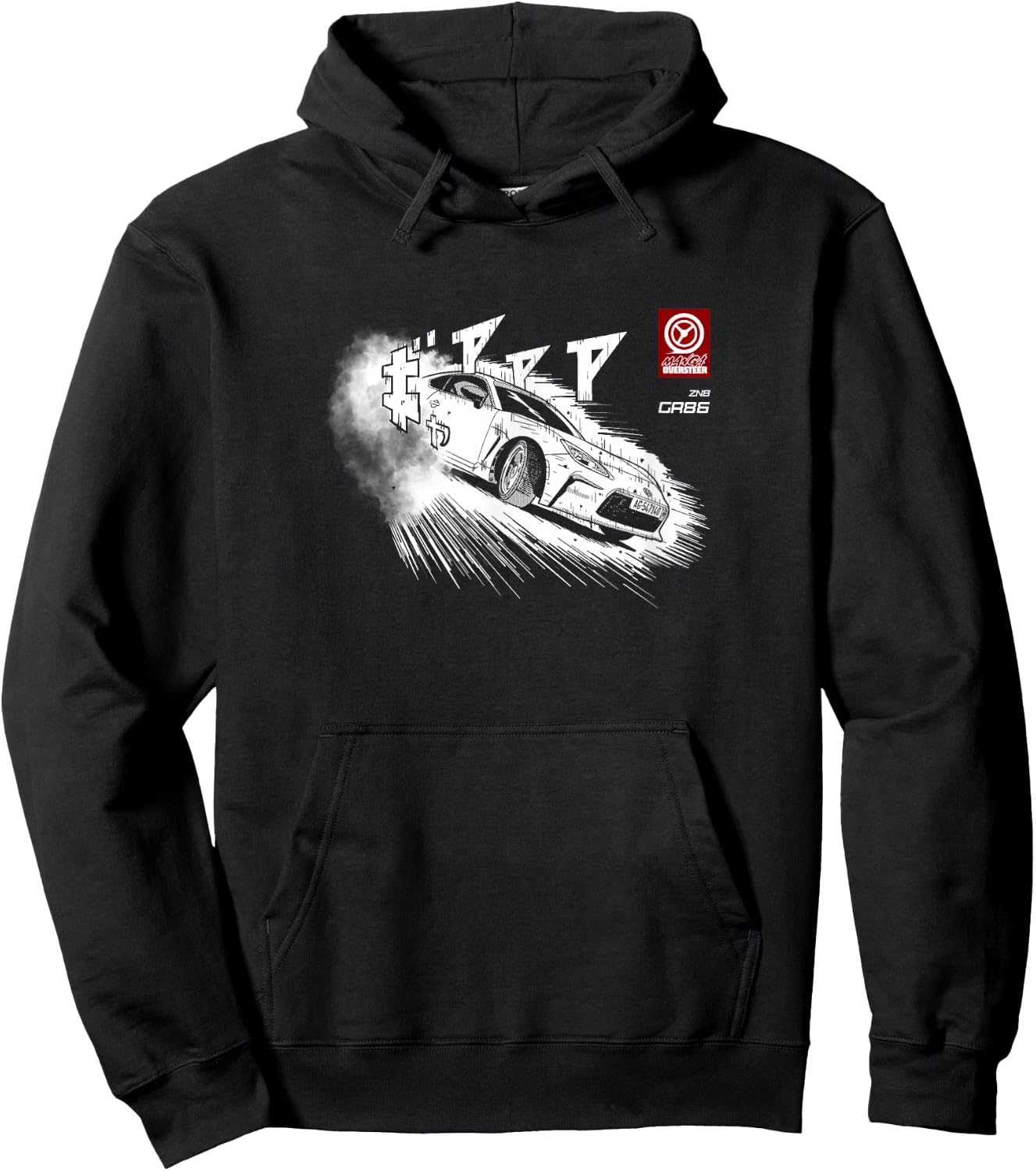 Manga ZN8 GR86 Drifting FA24 JDM Hoodie - Hoodie | Black