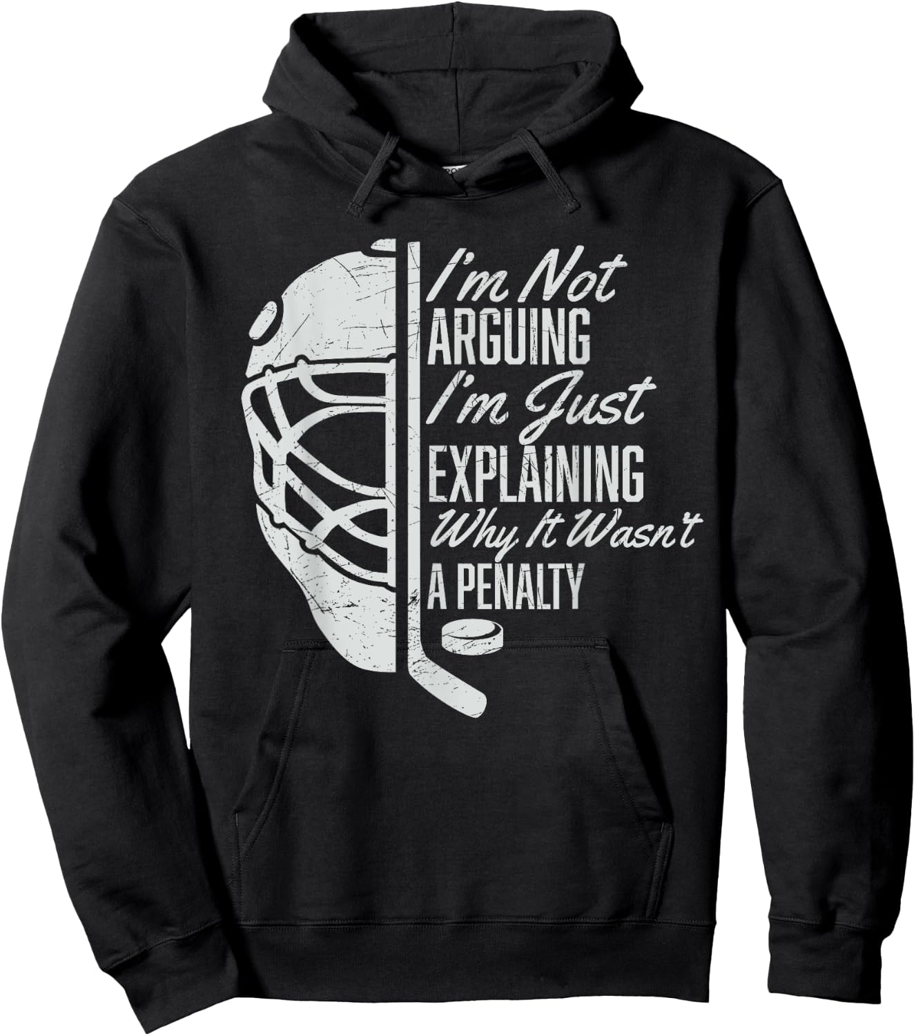 I'm Not Arguing I'm Just Explaining Why It Wasn't A Penalty Hoodie - Hoodie | Black