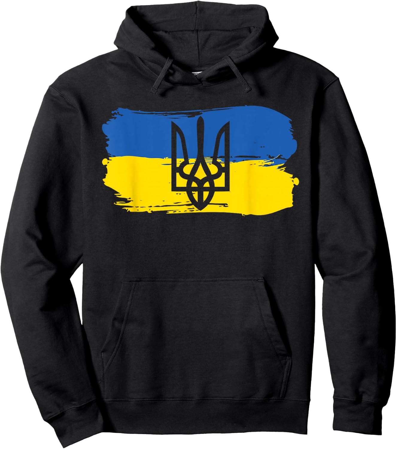 Ukraine Ukrainian Flag Ukrainians Gift Hoodie - Hoodie | Black