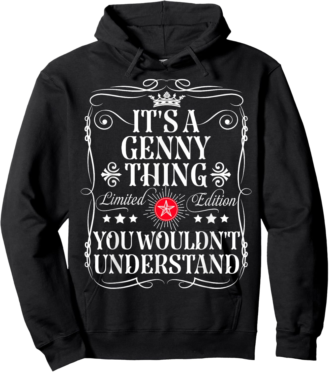 Genny Name Its A Genny Thing You Wouldn't Understand Hoodie - Hoodie | Black