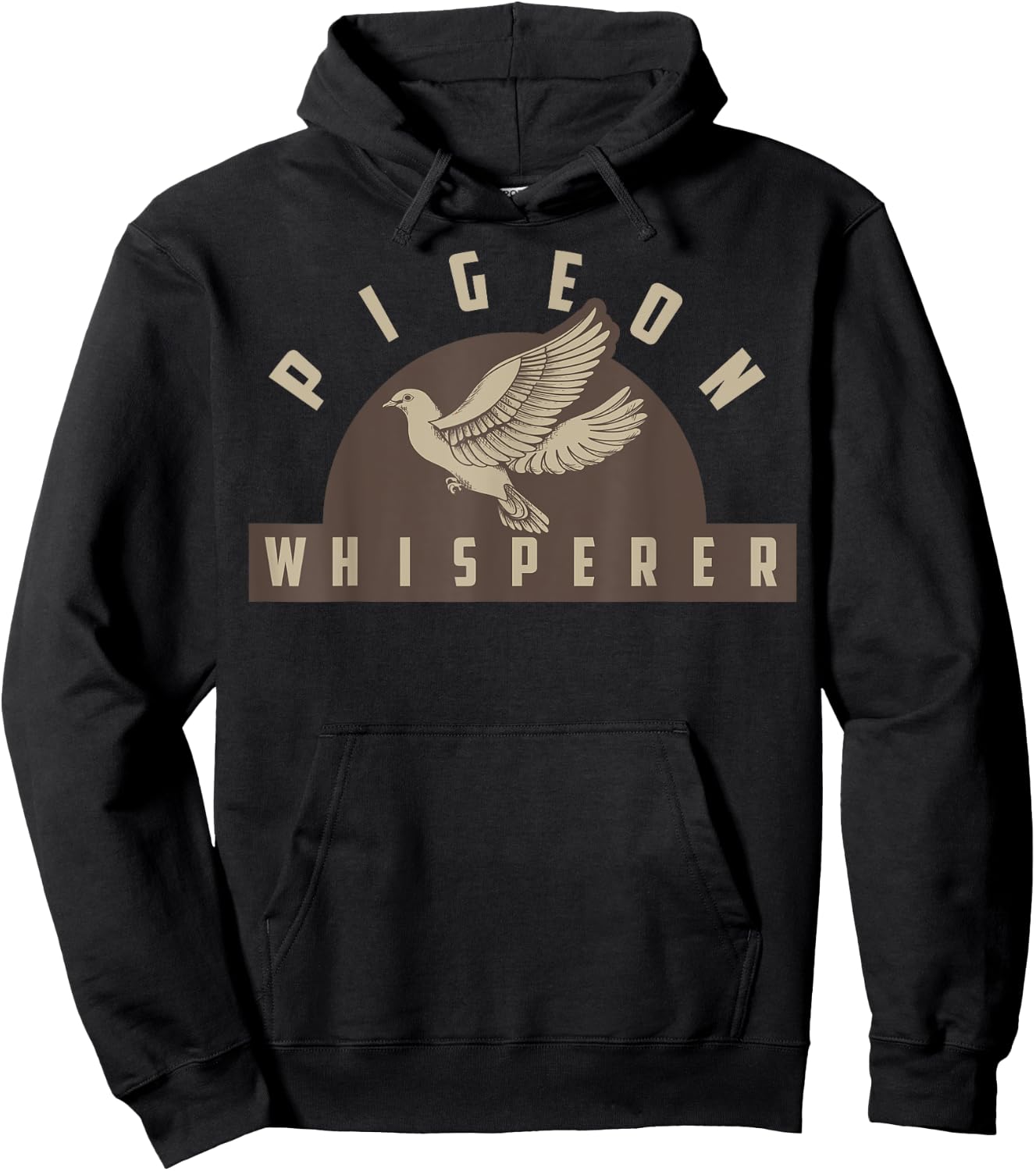 Pigeon Whisperer Shirt | Cute Pigeon Racing Enthusiast Gift Hoodie - Hoodie | Black