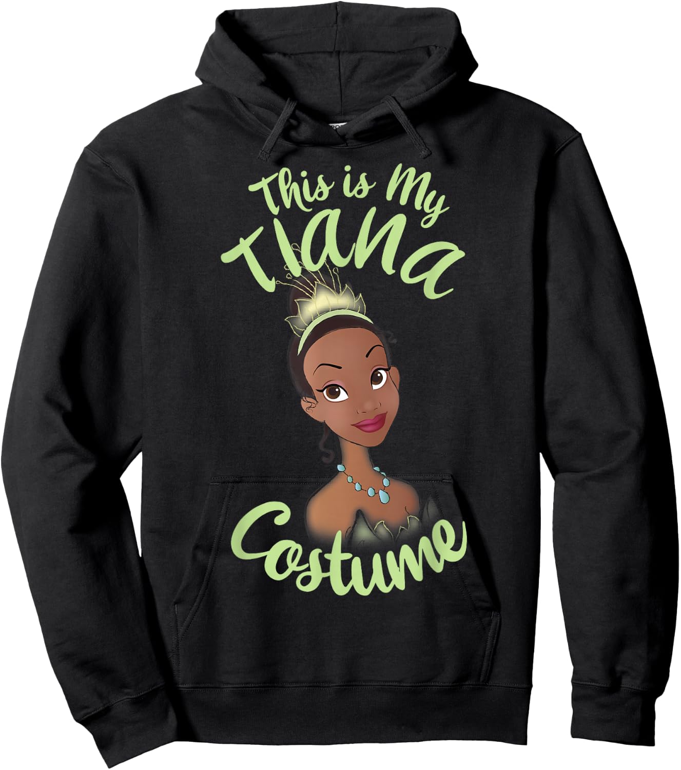Disney The Princess and The Frog My Tiana Halloween Costume Hoodie - Hoodie | Black