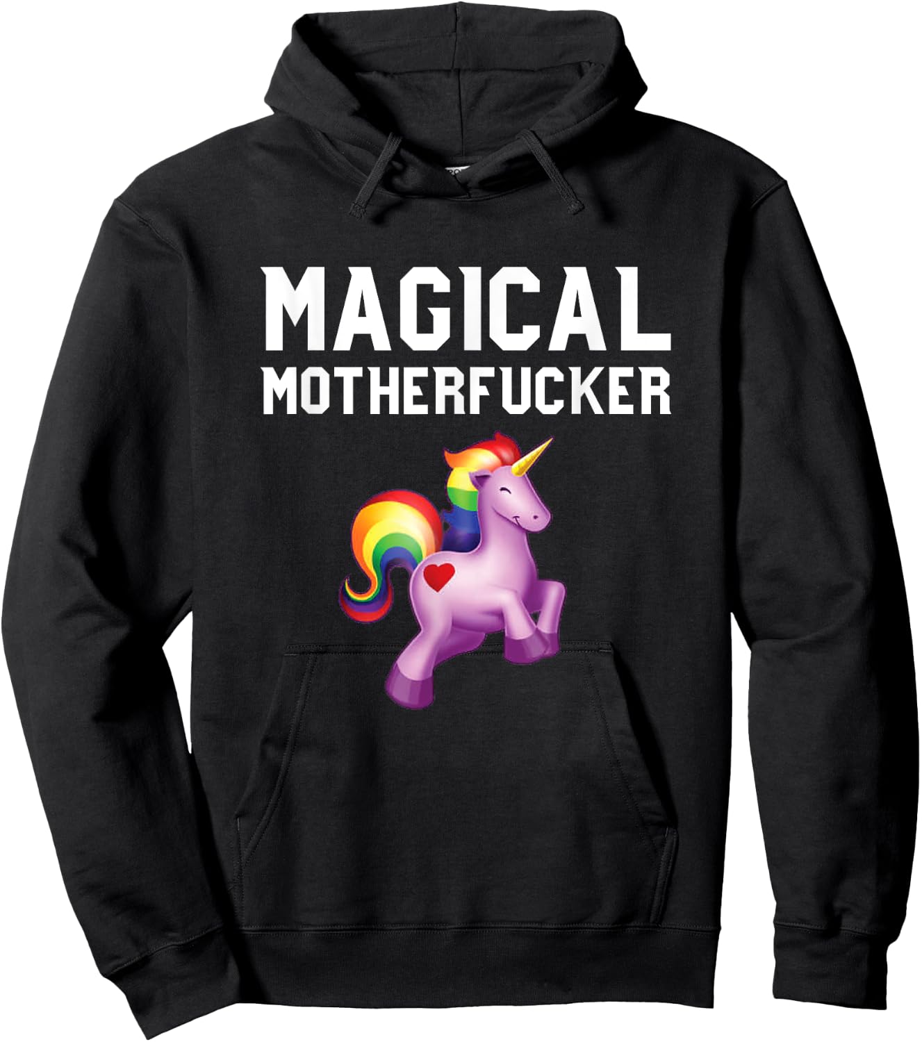 Magical Motherfucker - Magical Unicorn Shirts for Adults Hoodie - Hoodie | Black