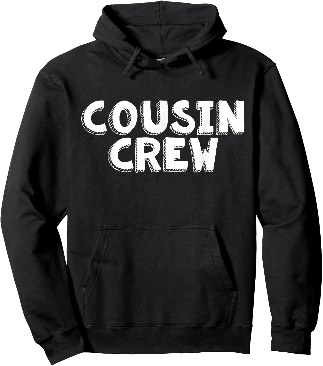 Cousin Crew Kids Women Men Girl Funny Gift Hoodie - Hoodie | Black