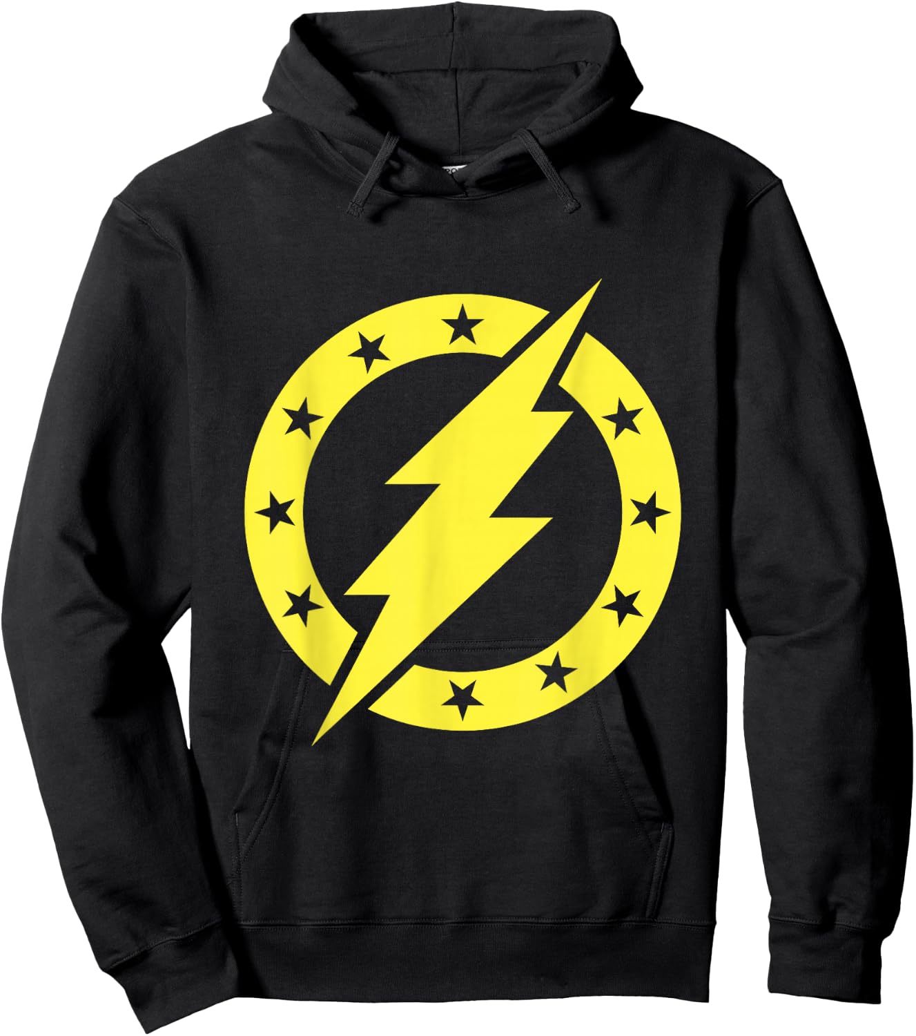 ThunderBolt and Lightning Circle Stars Logo Band Shirt Hoodie - Hoodie | Black