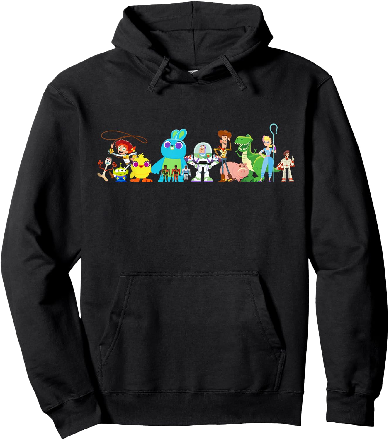 Disney Pixar Toy Story 4 Group of Friends Hoodie - Hoodie | Black
