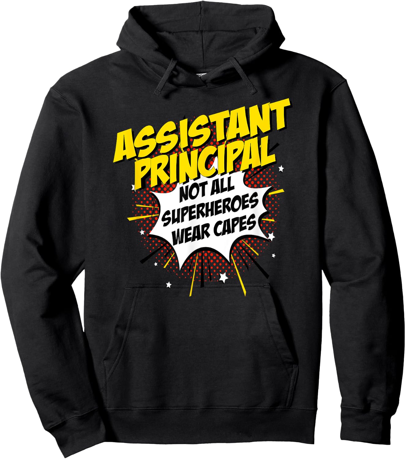 Assistant Principal Superhero product Funny Comic Gifts Hoodie - Hoodie | Black