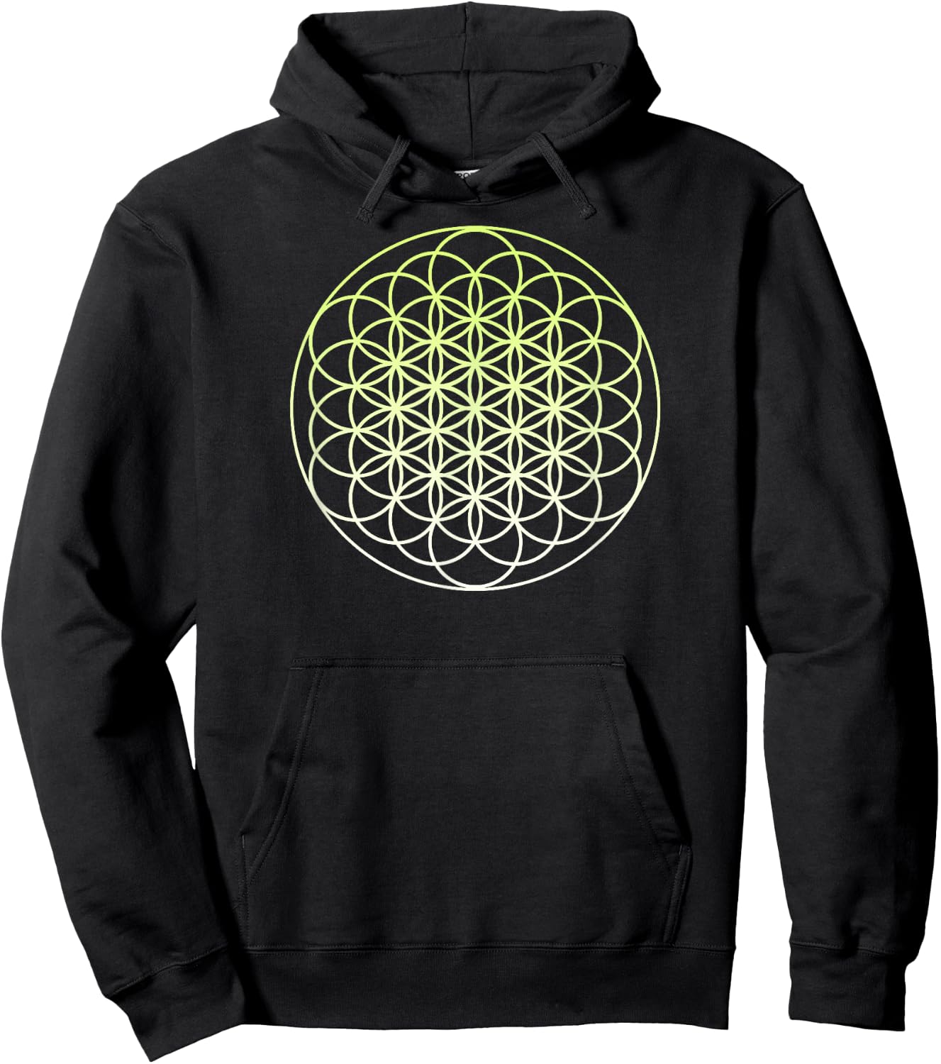 Sacred Geometry Shirt - Flower of Life Shirt Hoodie - Hoodie | Black
