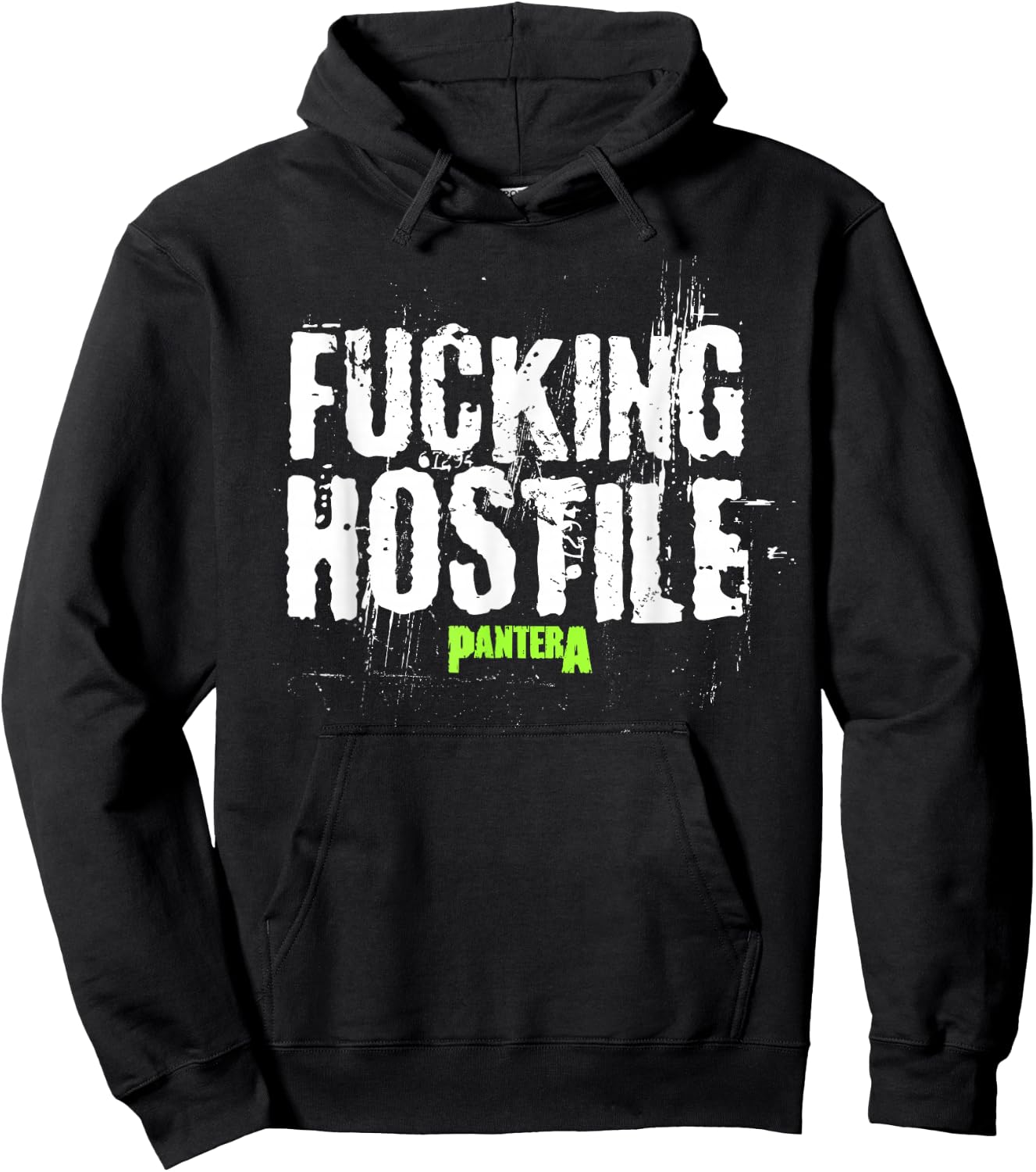 Pantera Official F-ing Hostile Hoodie - Hoodie | Black