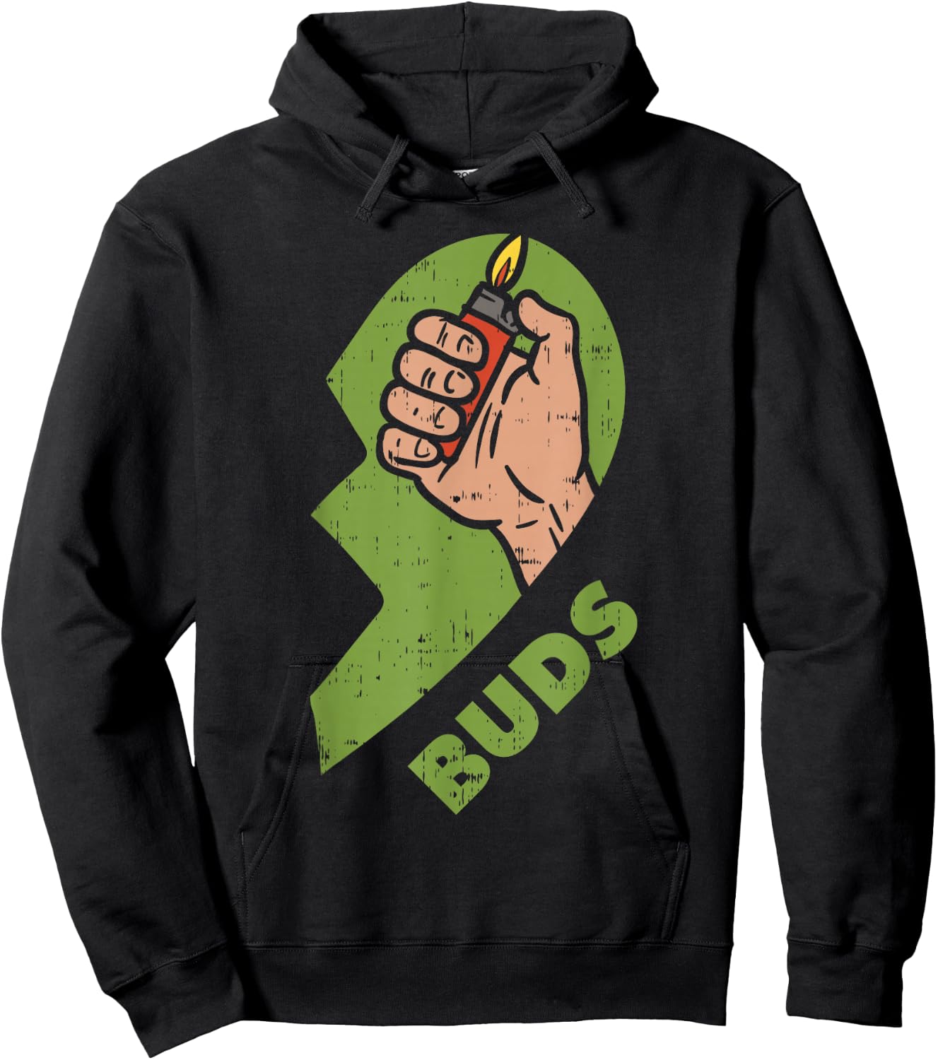 Best Buds Weed Matching Couple Shirt Lighter Stoner Friends Hoodie - Hoodie | Black