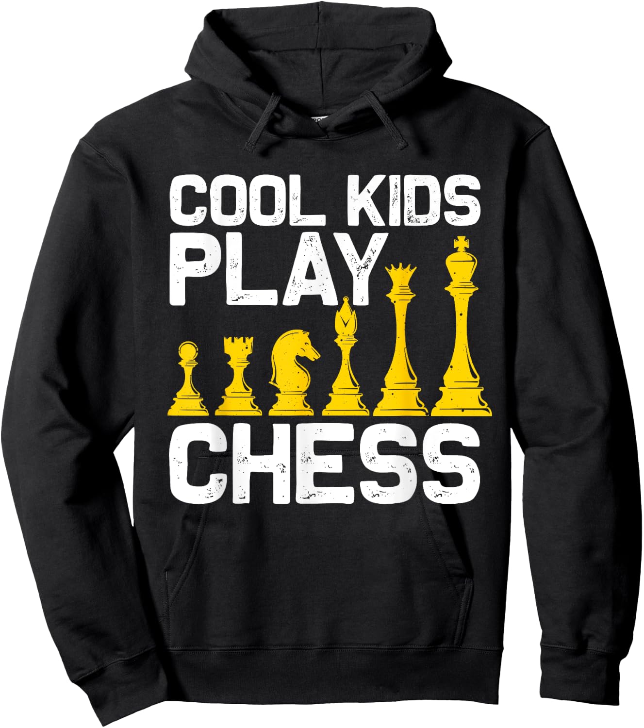 Chess Design For Boys Girls Kids Chess Board Chess Player Hoodie - Hoodie | Black
