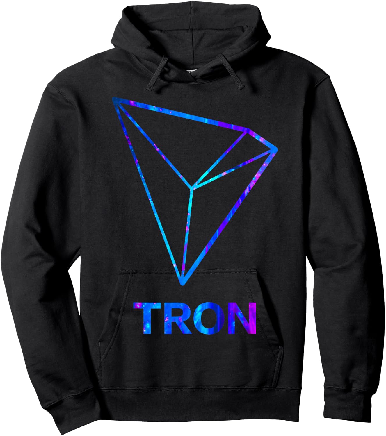 Official Logo TRON Shirt - TRX HODL Astral Hoodie - Hoodie | Black