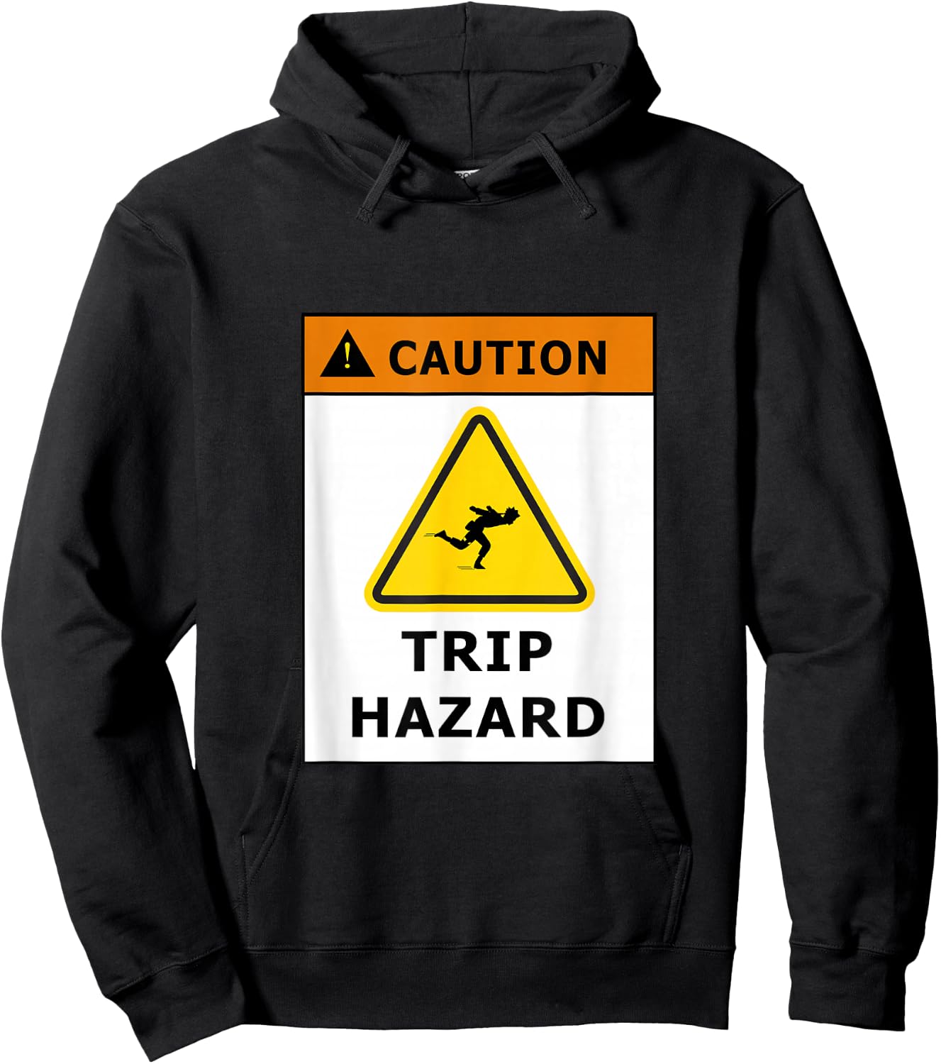 Caution Fun Run Trip Hazard Hoodie - Hoodie | Black