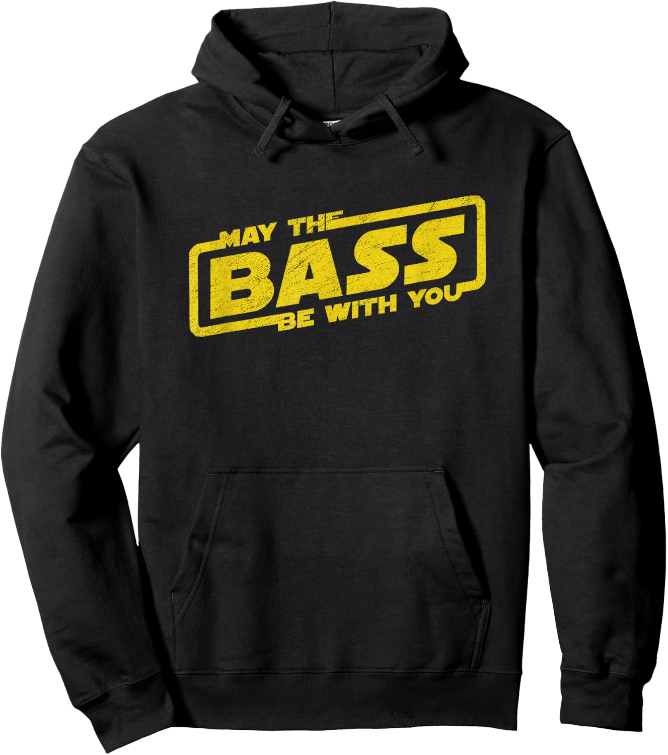 Music Lover May The Bass Be with You Men Women Kids Hoodie - Hoodie | Black