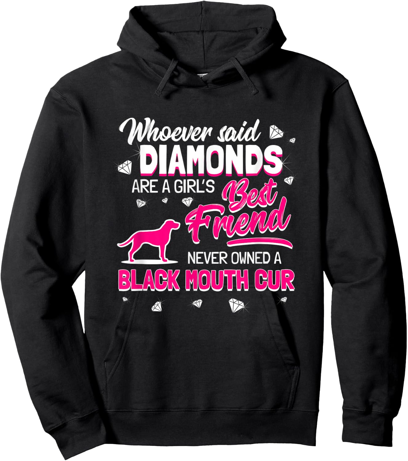 Black Mouth Cur Hoodie - Hoodie | Black