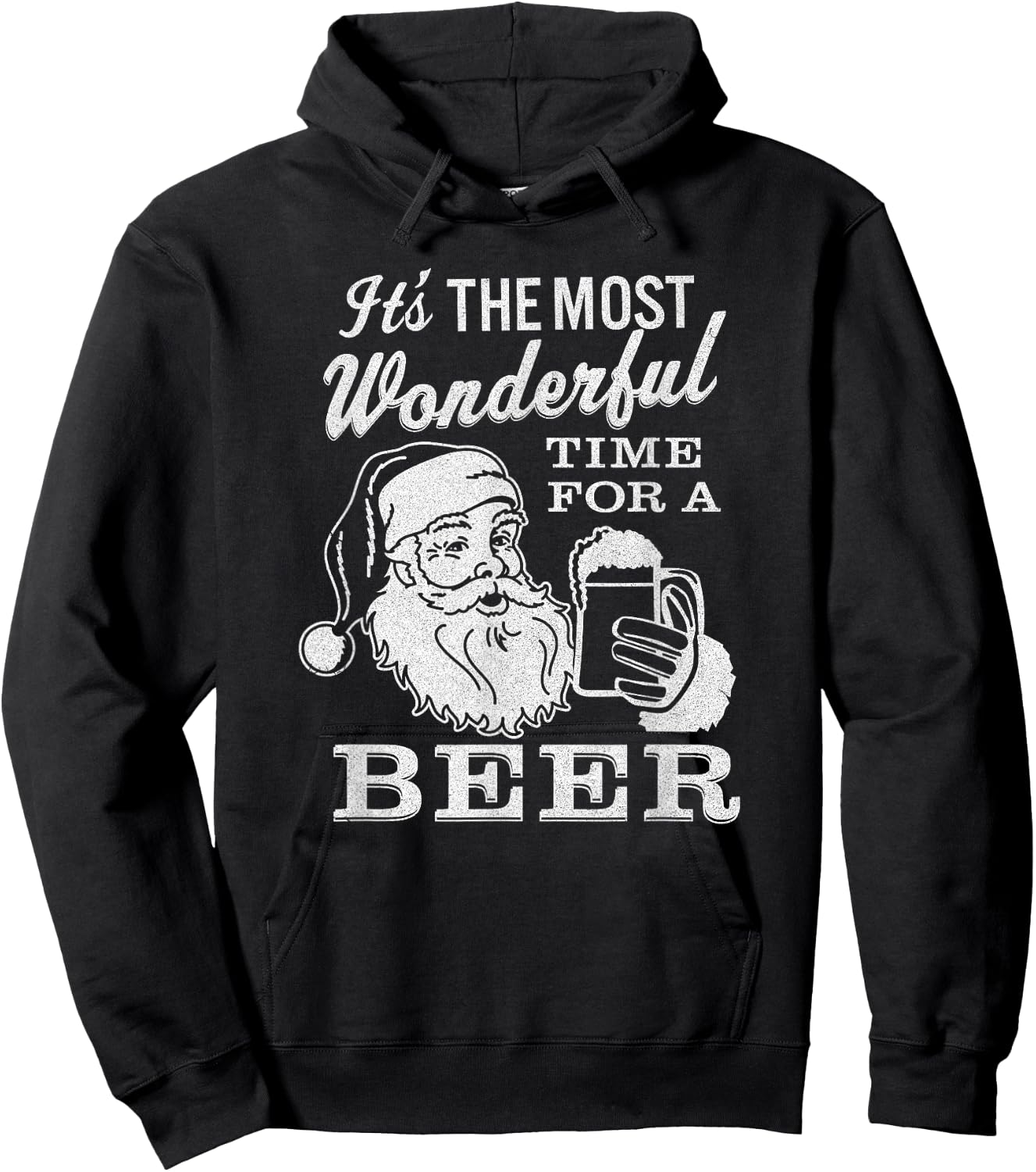 It's The Most Wonderful Time for A Beer shirt - Christmas Hoodie - Hoodie | Black