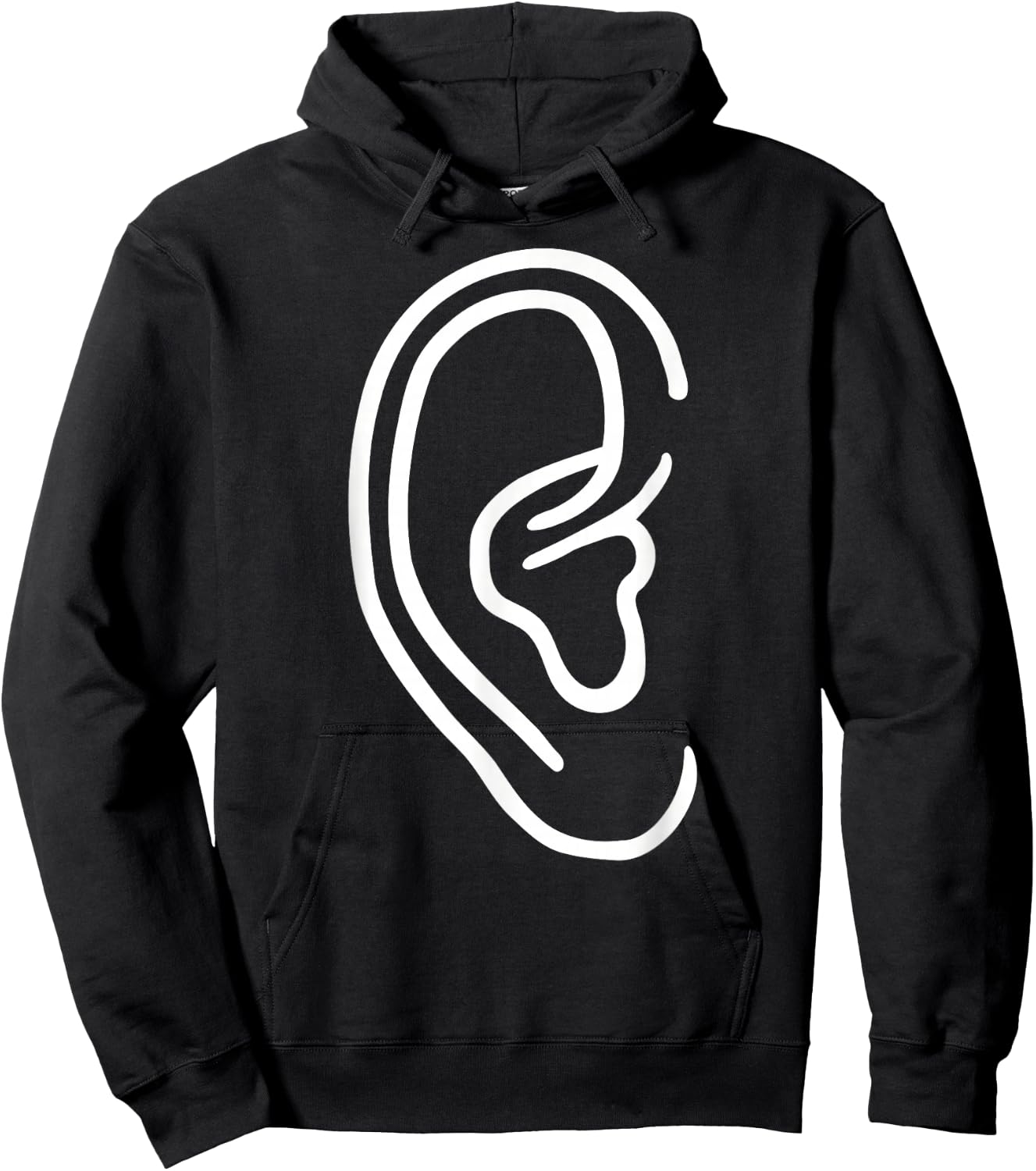 Ear Hoodie - Hoodie | Black