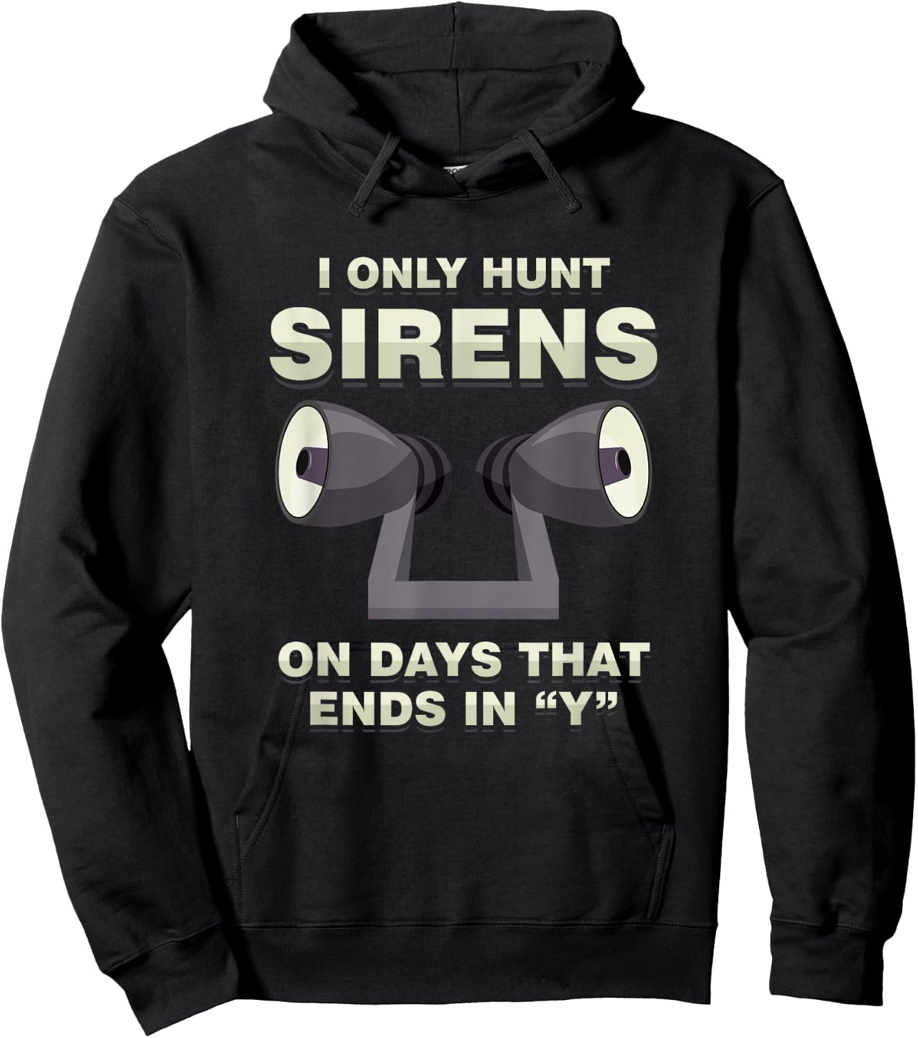 Sirenenjger Tornado Sturm Verfolger Geschenke Adult Modern Meteorology , Black, Small, Short Sleeve, , Classic Fit, Lightweight, Lace Embellishment Hoodie - Hoodie | Black