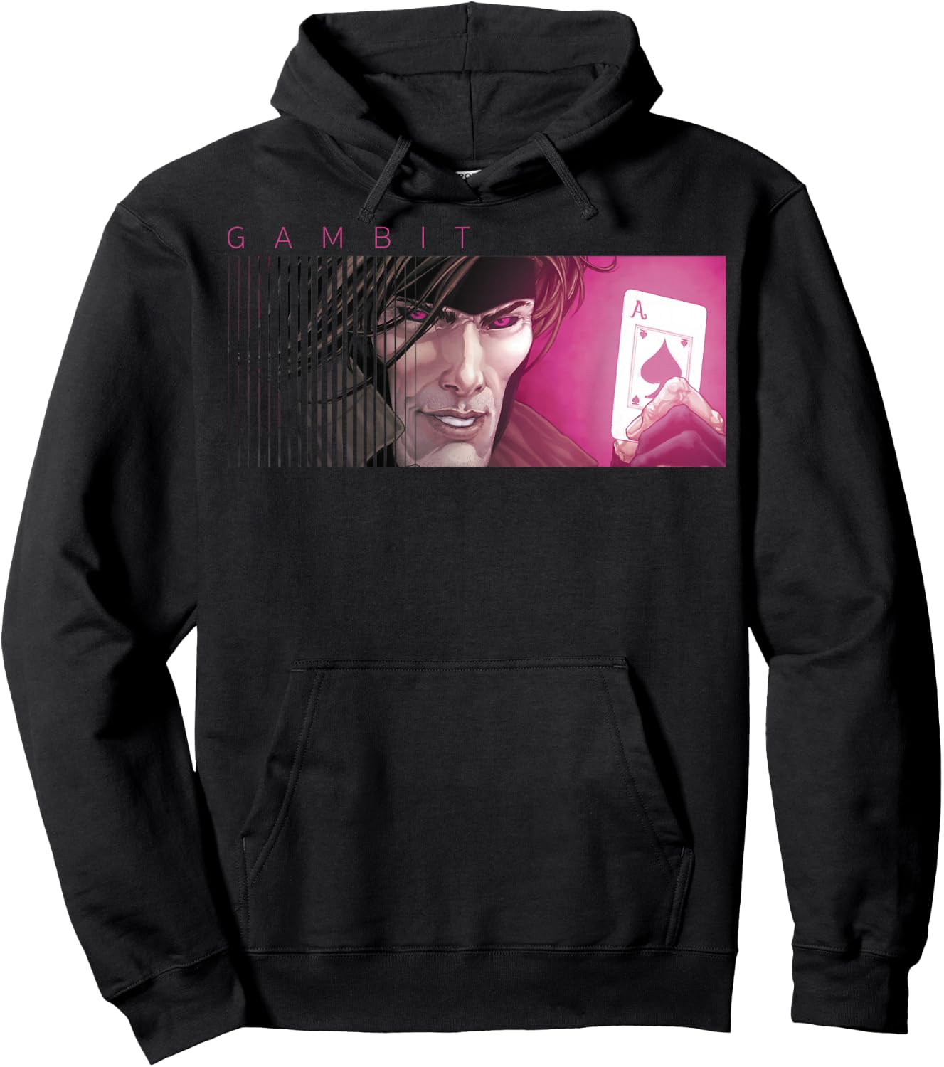 Marvel X-Men Gambit Ace of Spades Graphic Hoodie - Hoodie | Black