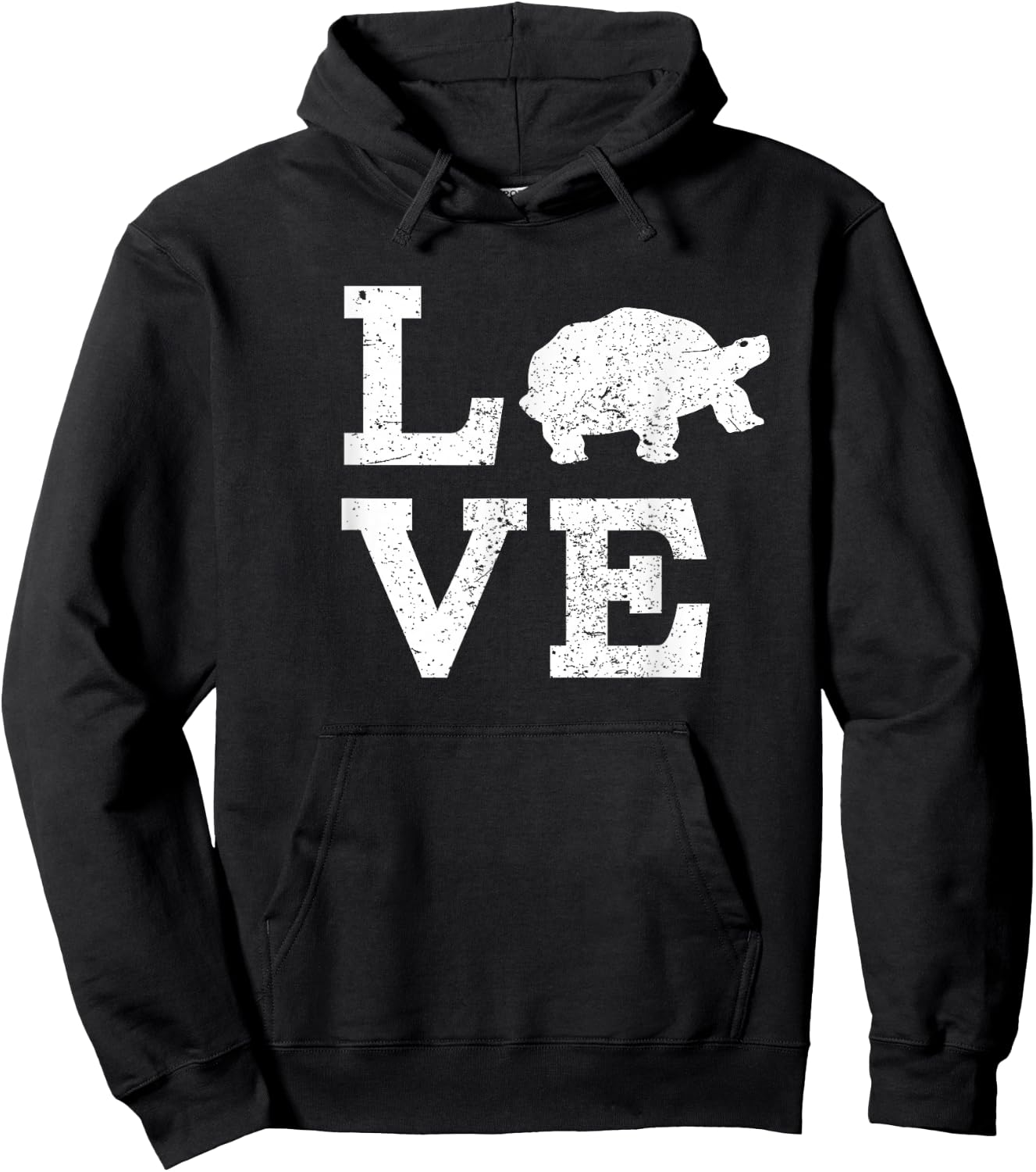 I Love Turtles Tortoises Funny Hoodie - Hoodie | Black