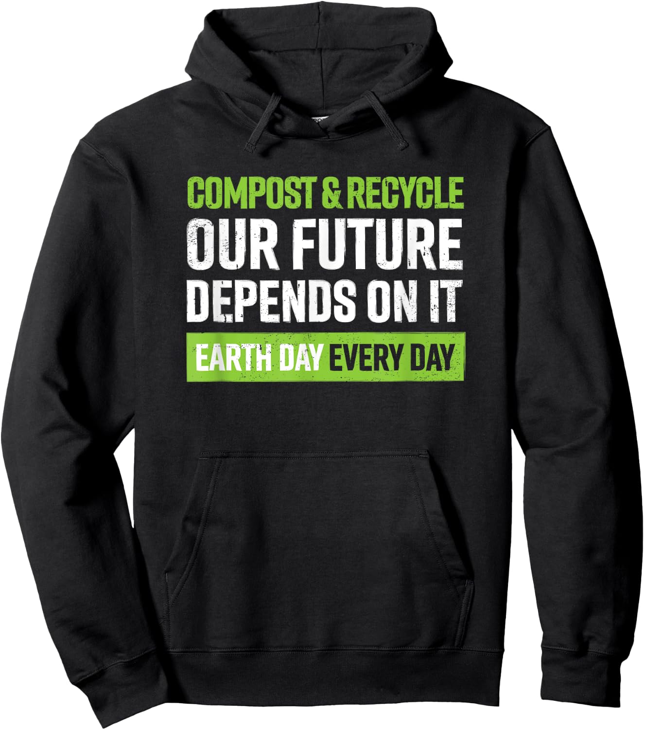 Earth Day Shirt Compost Recycle Save The Earth Shirt Hoodie - Hoodie | Black