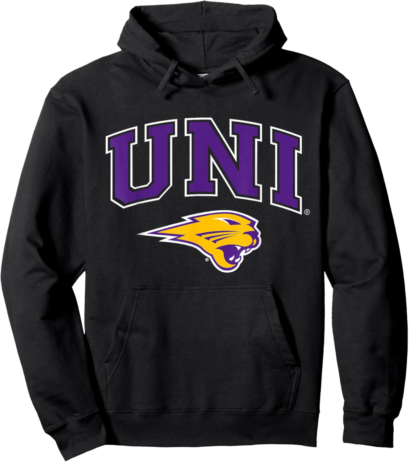Northern Iowa Panthers | Official NCAA Merch | NAFPUNI03 Hoodie - Hoodie | Black