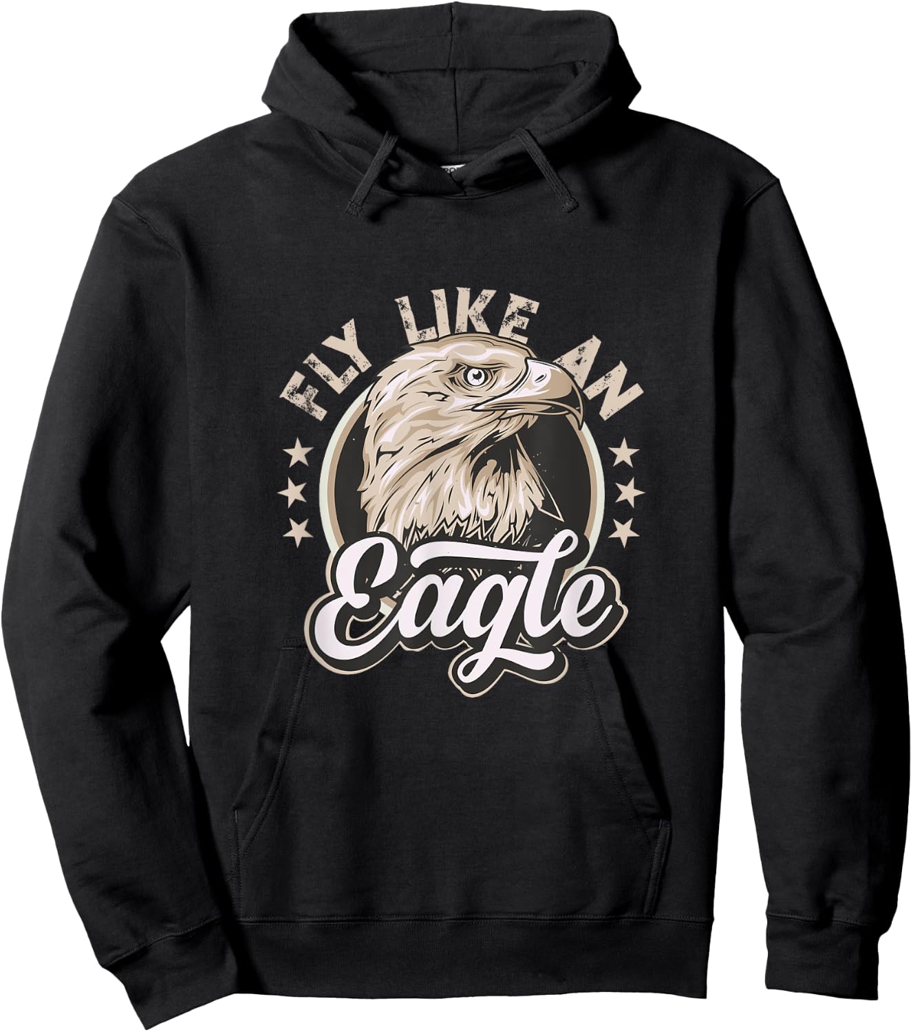 Mikels World Fly Like An Eagle - the American Way of Life Hoodie - Hoodie | Black