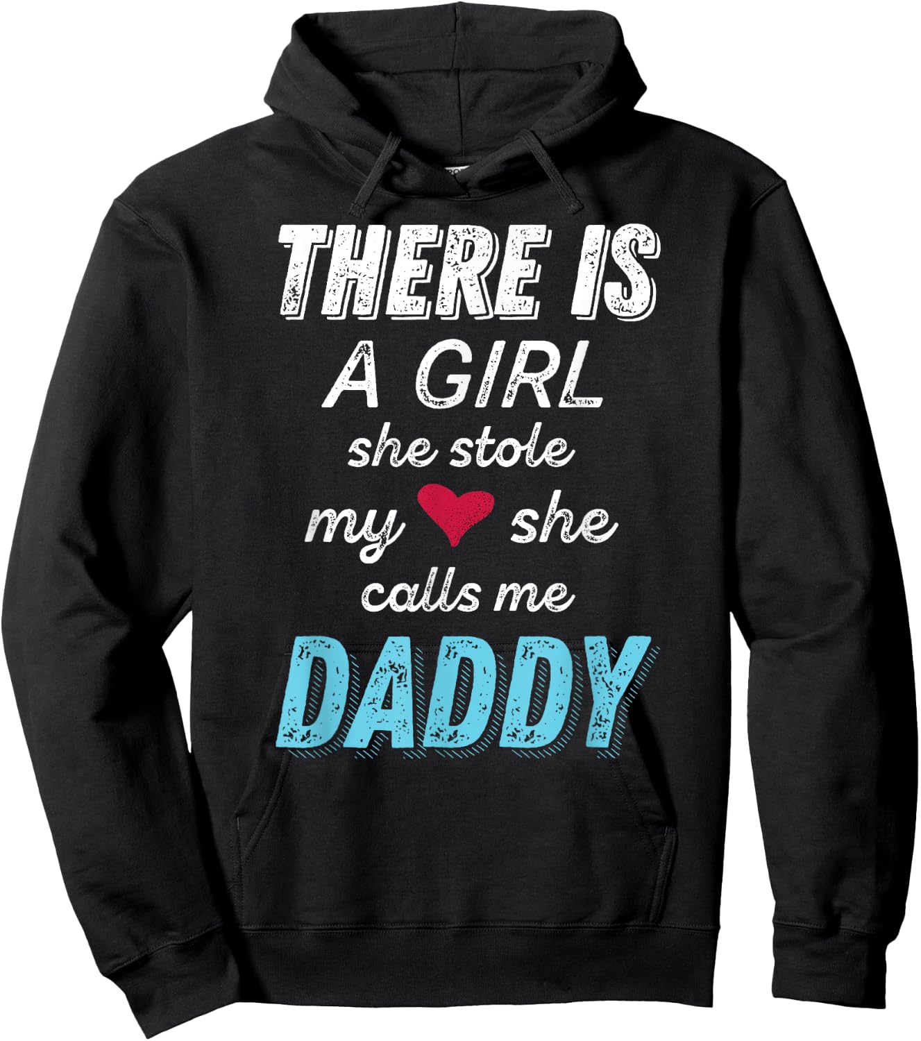 Dad Shirts for Father from Daughter, New Dad Hoodie - Hoodie | Black