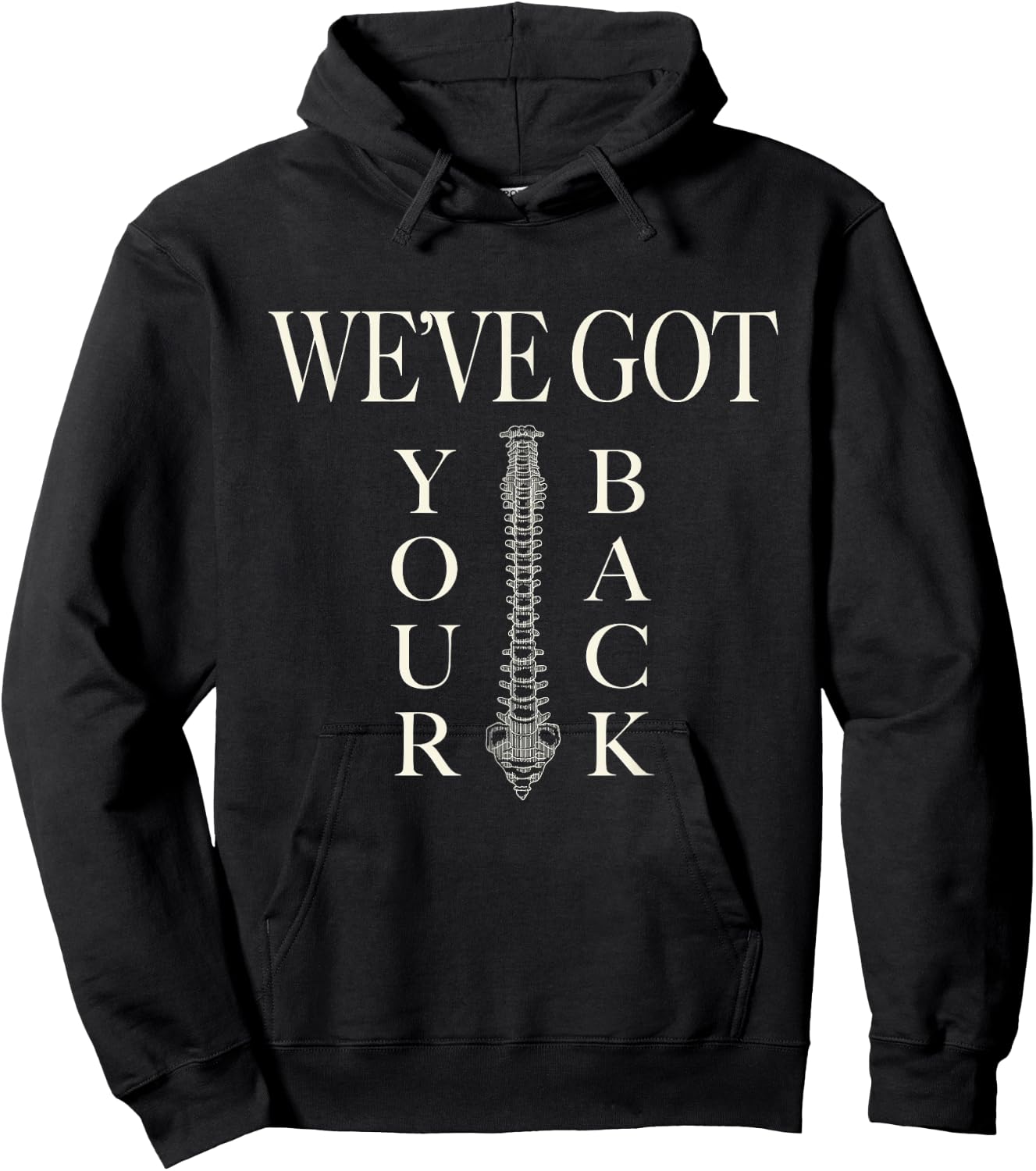 We've Got Your Back - Cool Chiropractor Hoodie - Hoodie | Black