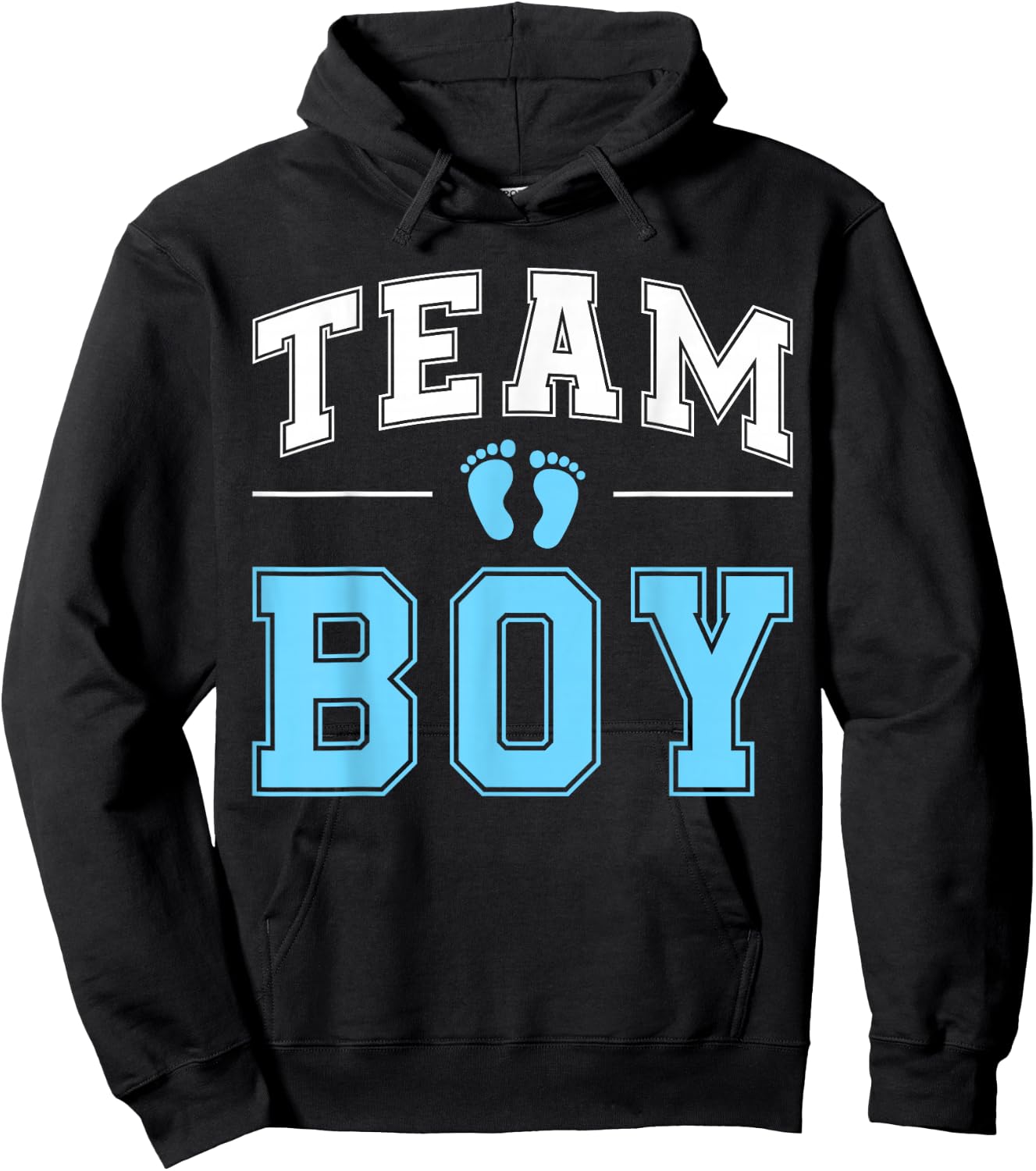 Team Boy Gender Reveal Party Gifts Soon To Be Baby Shower Hoodie - Hoodie | Black