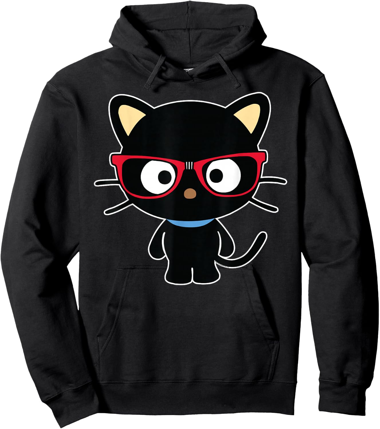 Chococat Nerd Glasses Hoodie - Hoodie | Black
