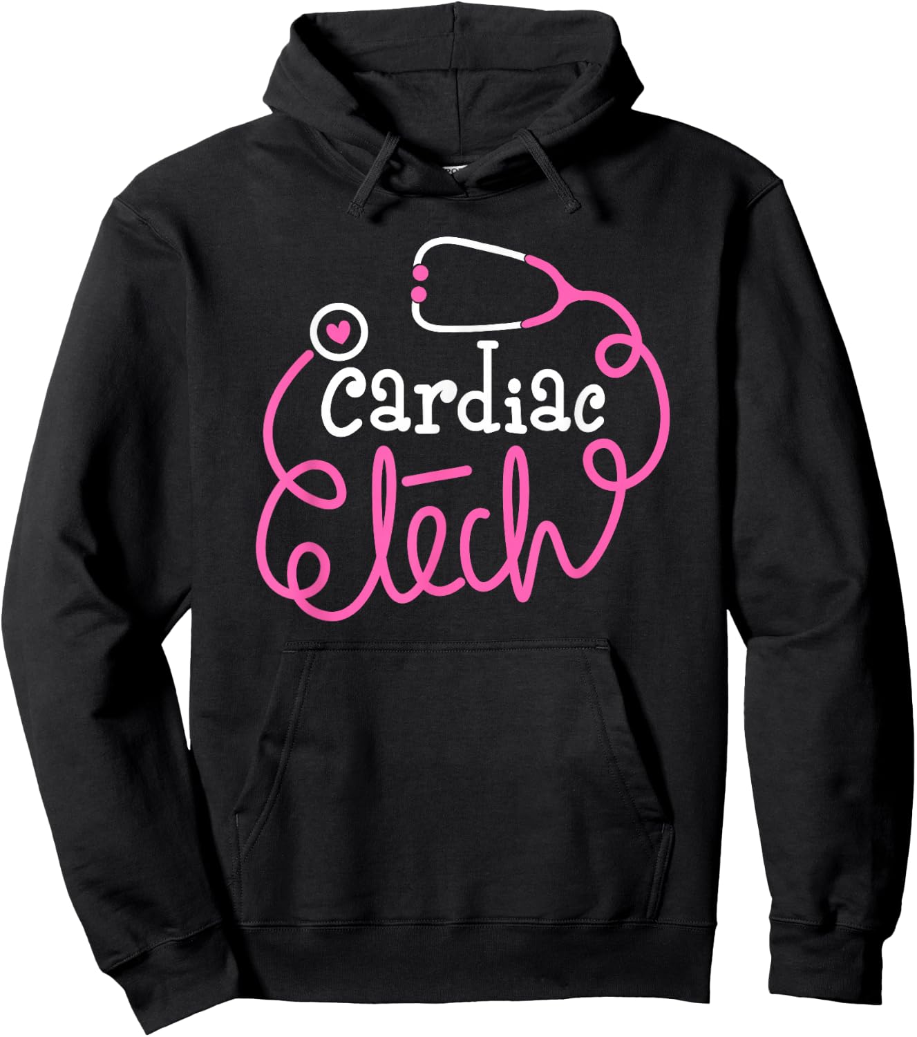 Cardiac Tech Cardiovascular technologists Cardiac technician Hoodie - Hoodie | Black