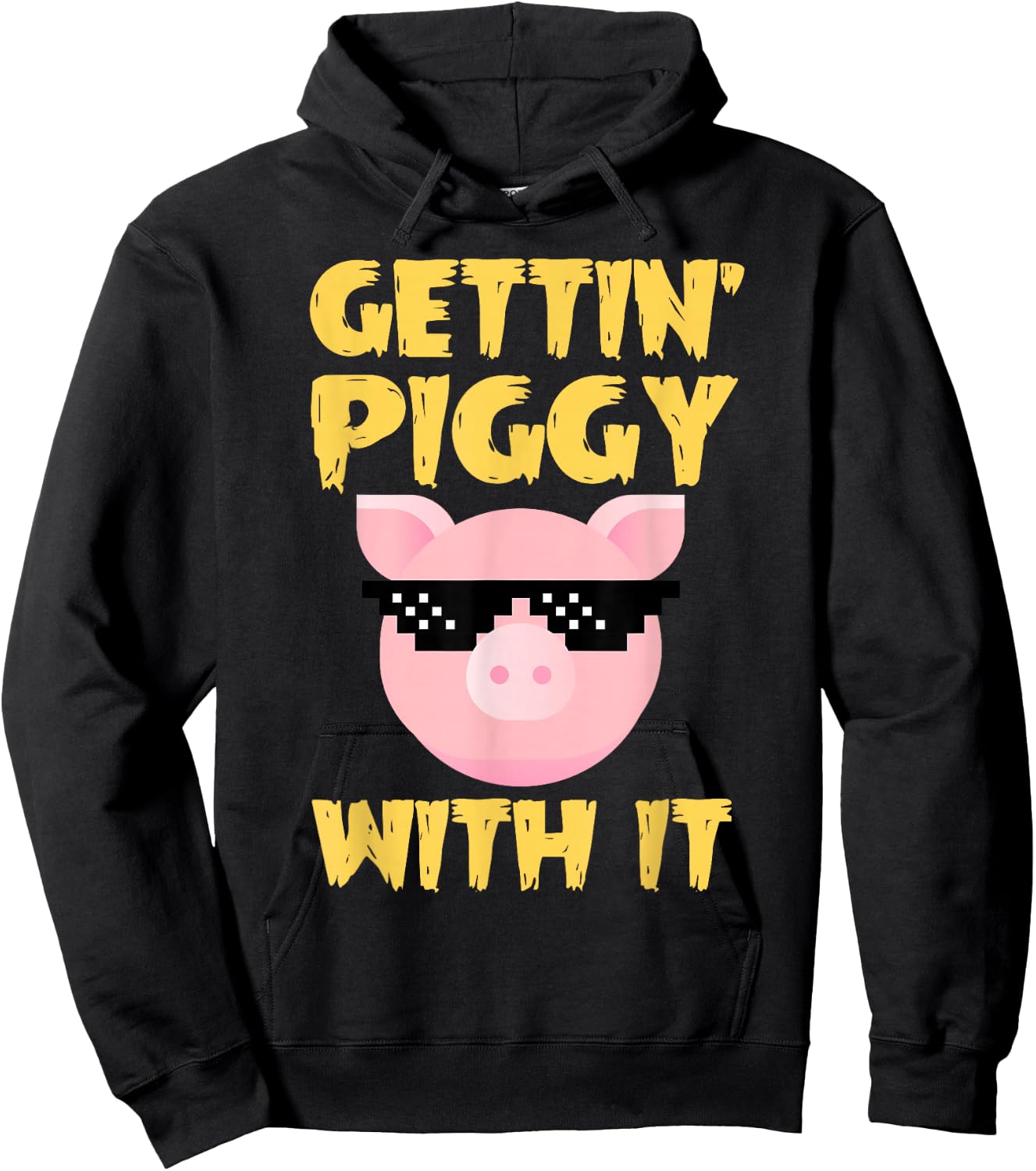 Gettin' Piggy With It Hoodie - Hoodie | Black