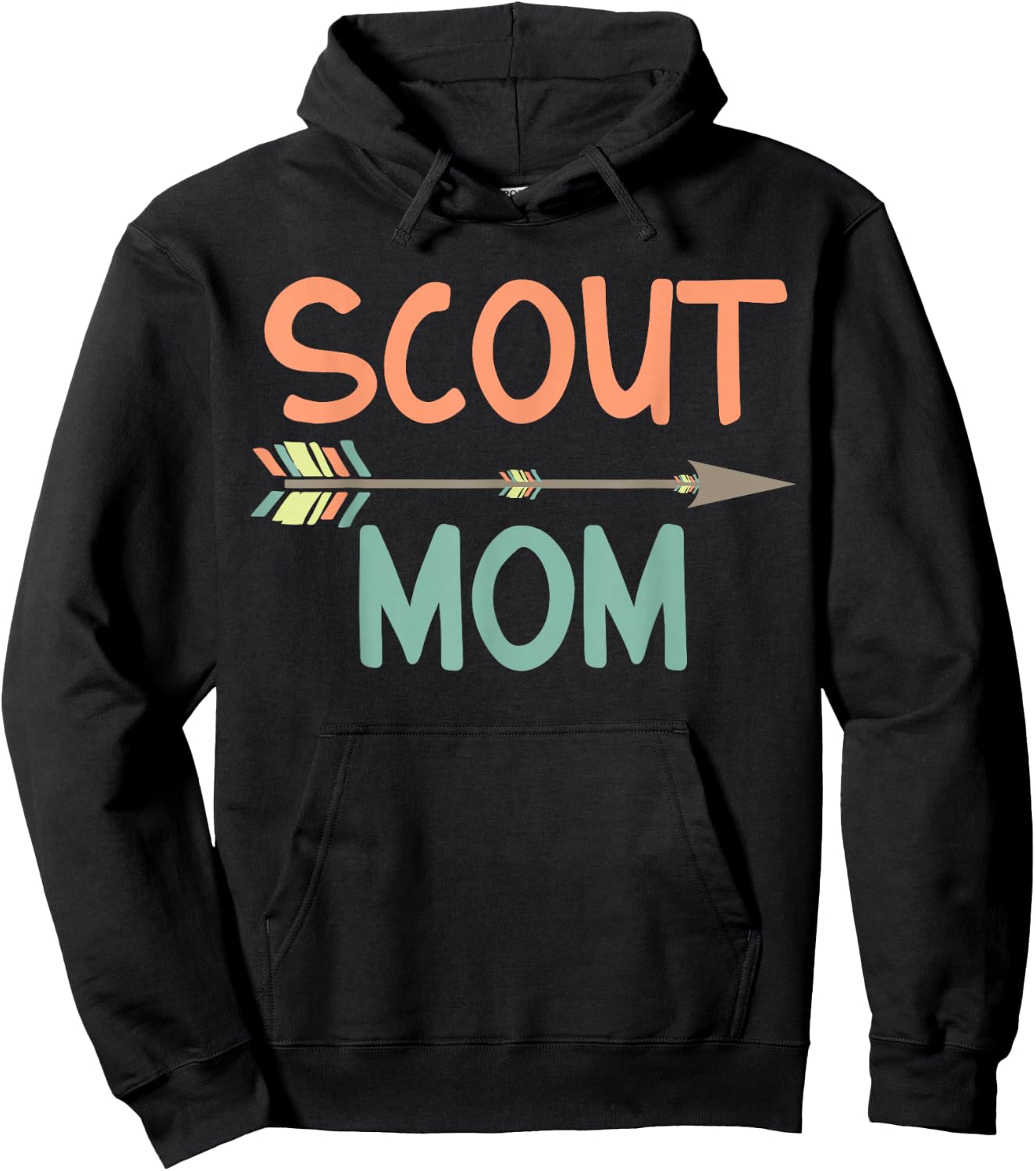 Scout Mom of Boys & Girls Hoodie - Hoodie | Black
