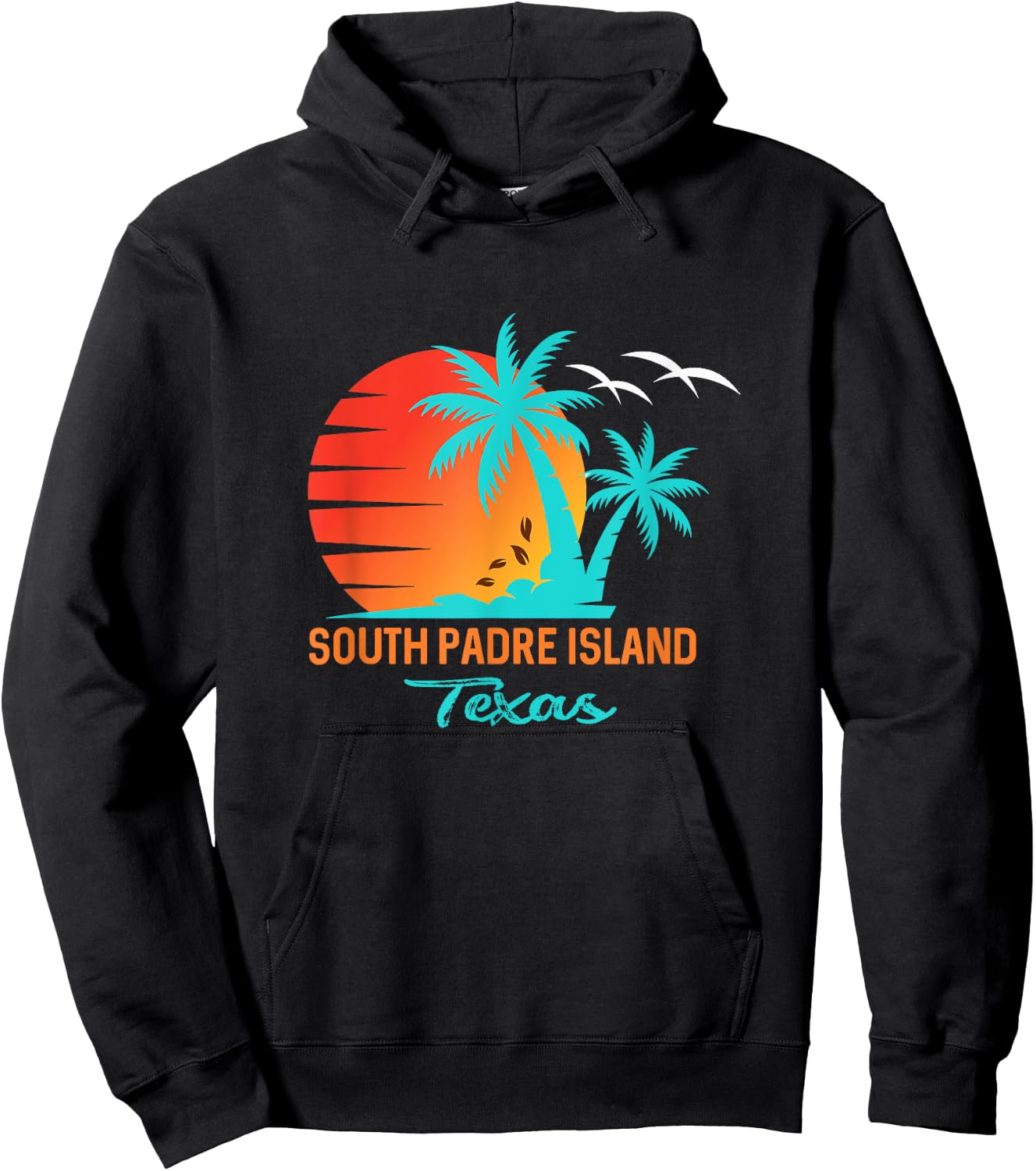 South Padre Island Beach Men Women Kids Hoodie - Hoodie | Black