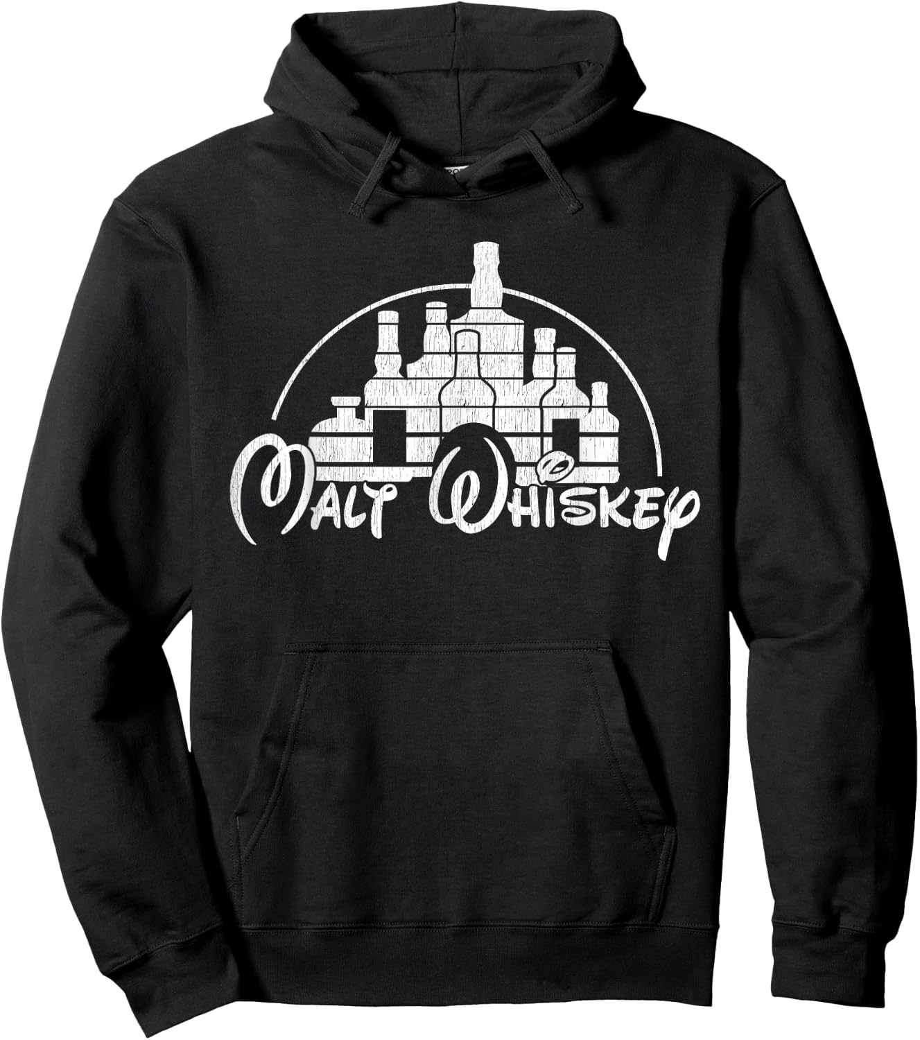 Vintage Malt Whiskey - Funny Malt Whiskey Hoodie - Hoodie | Black