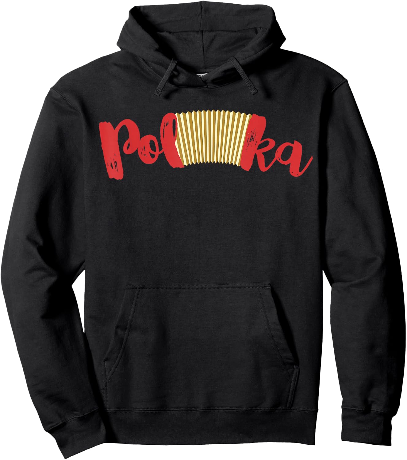 Polka Music Accordion , Polka Lover Gift Hoodie - Hoodie | Black
