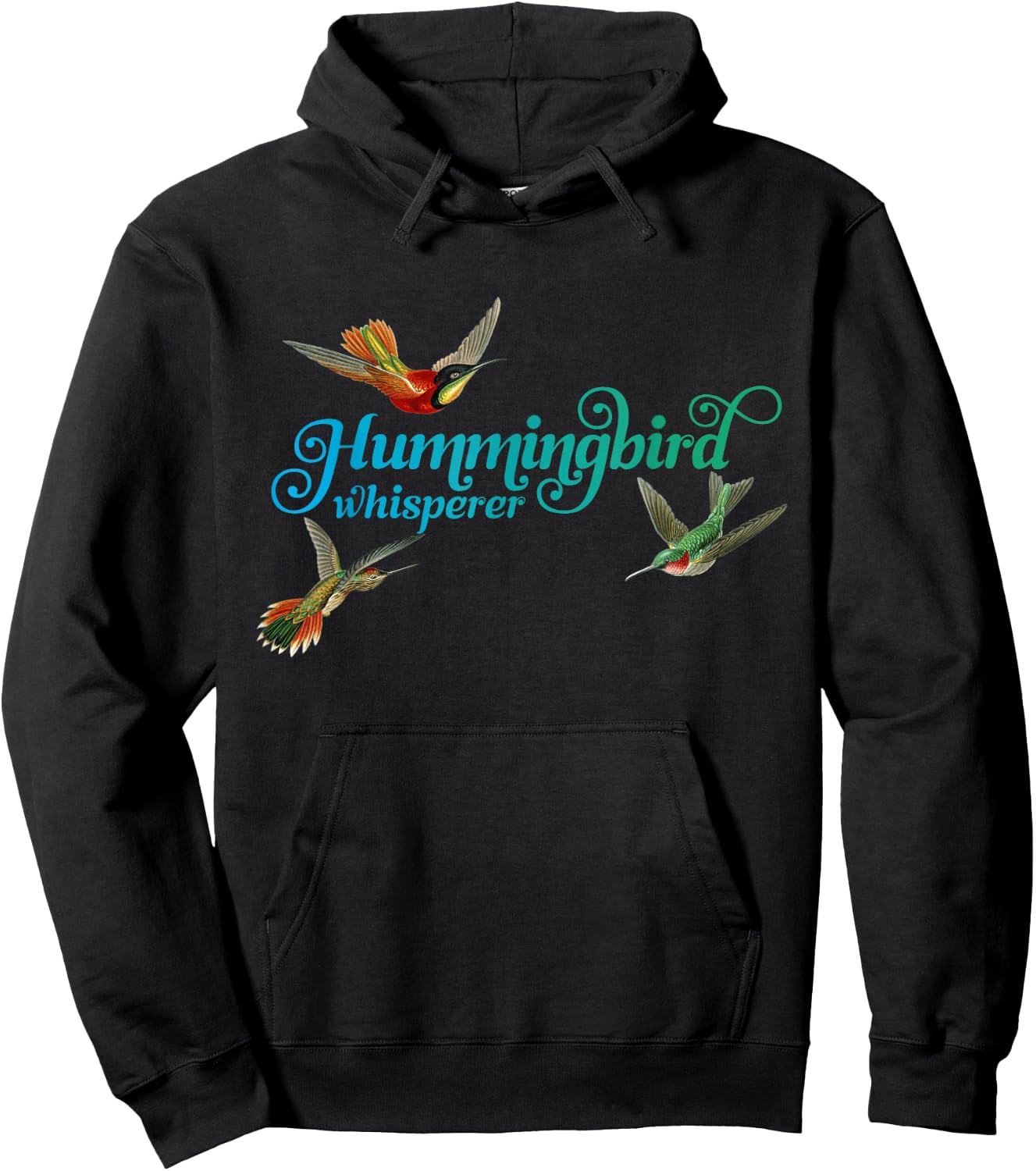 Hummingbird Whisperer Hummingbird Lover Bird Hoodie - Hoodie | Black