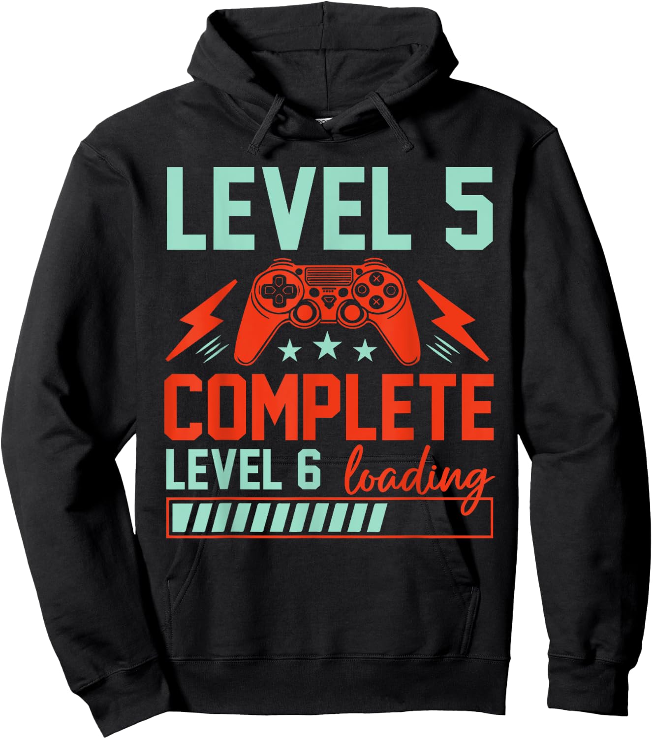 Level 5 Complete Level 6 Loading 5th Wedding Anniversary Hoodie - Hoodie | Black