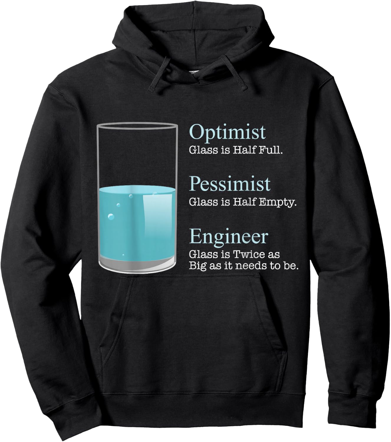 Funny Engineering Adult Classic Fit Black Engineer Humor Small Hoodie - Hoodie | Black
