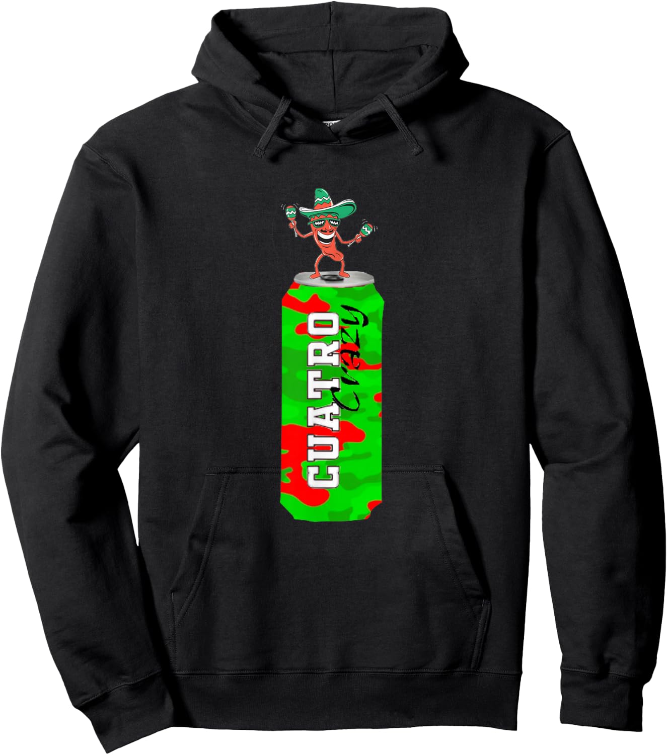 "Yo Soy Fiesta" Cuatro crazy loko -shirt Hoodie - Hoodie | Black