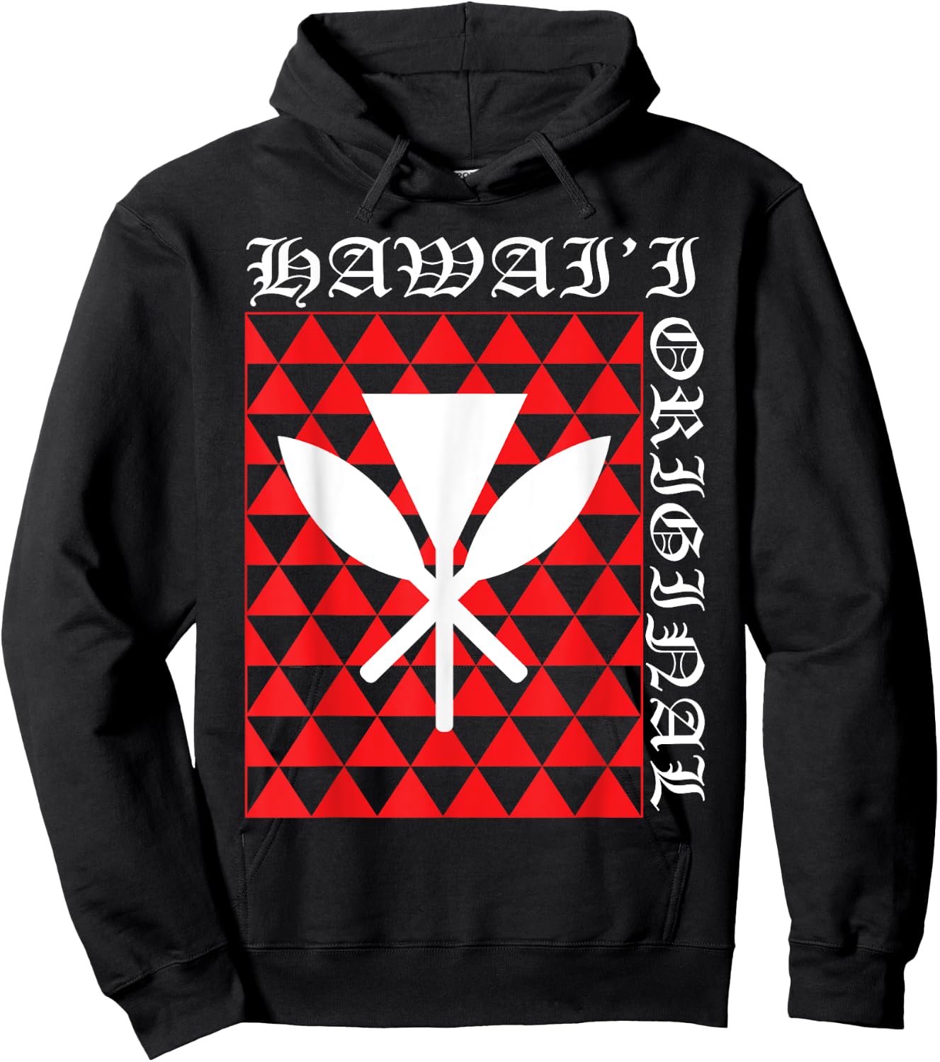Hawaiian Islands Hawaiian Kanaka Maoli Pride Hoodie - Hoodie | Black