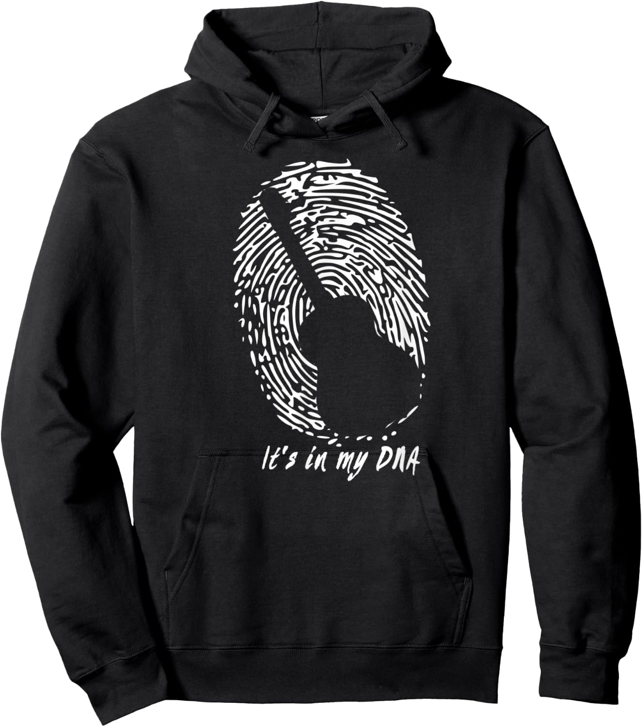 Acoustic Guitar - It's In My DNA Gift Guitarists Hoodie - Hoodie | Black