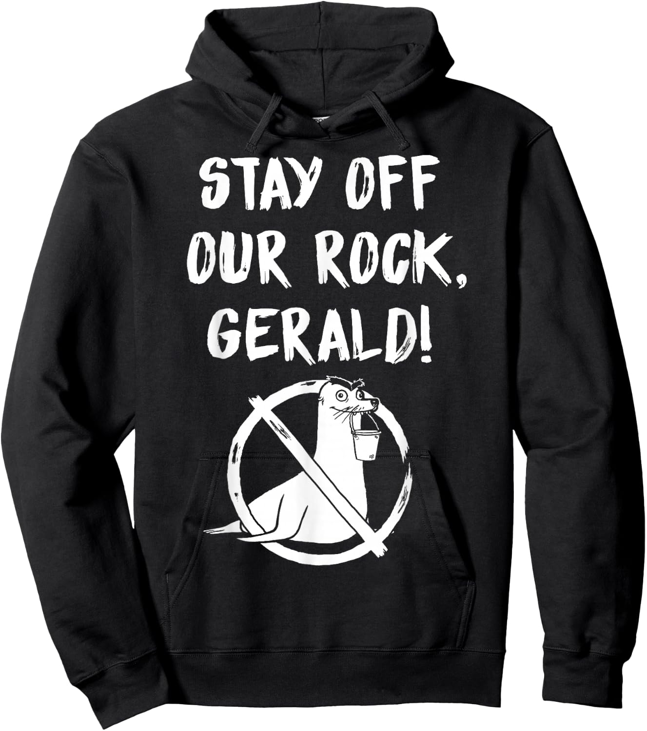 Disney Pixar Finding Dory Gerald Stay Off Our Rock Hoodie - Hoodie | Black