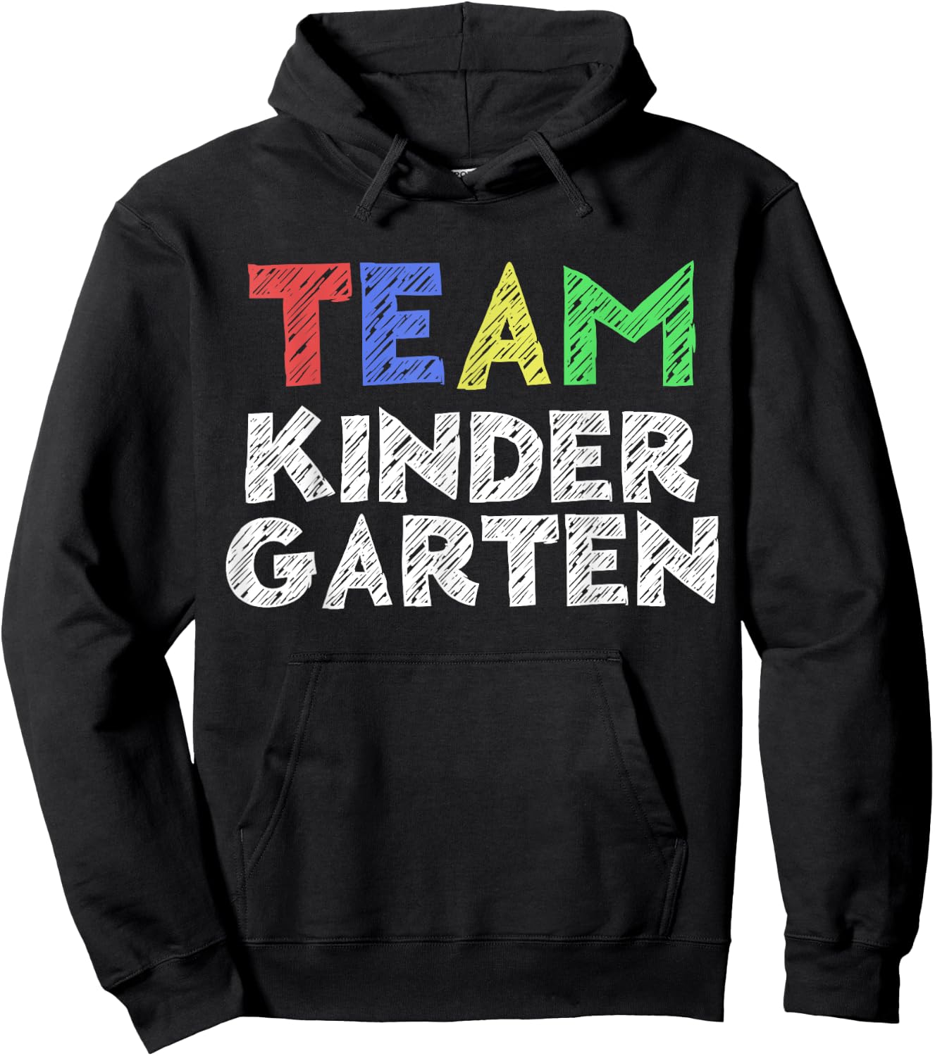 Team Kindergarten Shirt Boy Girl Teacher Back To School Hoodie - Hoodie | Black
