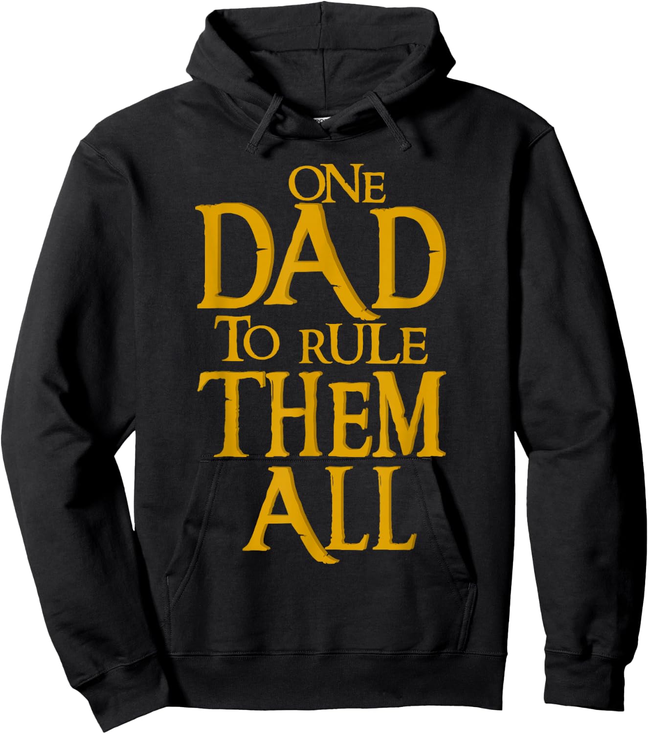 One Dad to Rule Them All Geek Dad Father's Day Gift Hoodie - Hoodie | Black