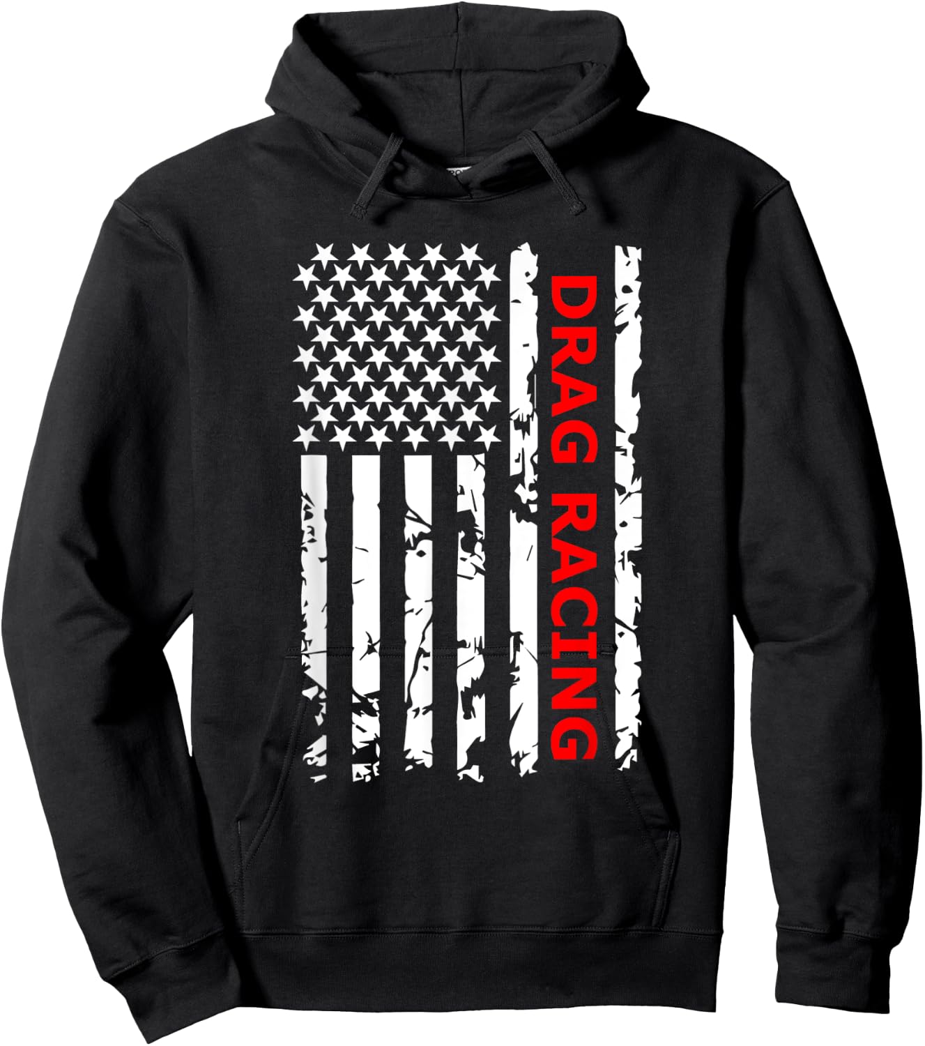 Drag Racing Hoodie - Hoodie | Black